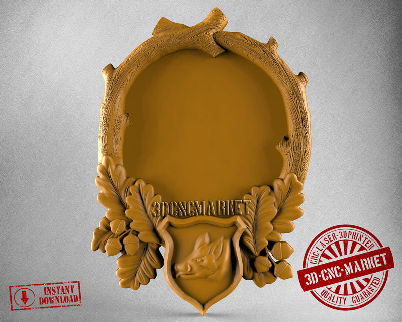 Medalion Pod Trophy, 3D STL Model