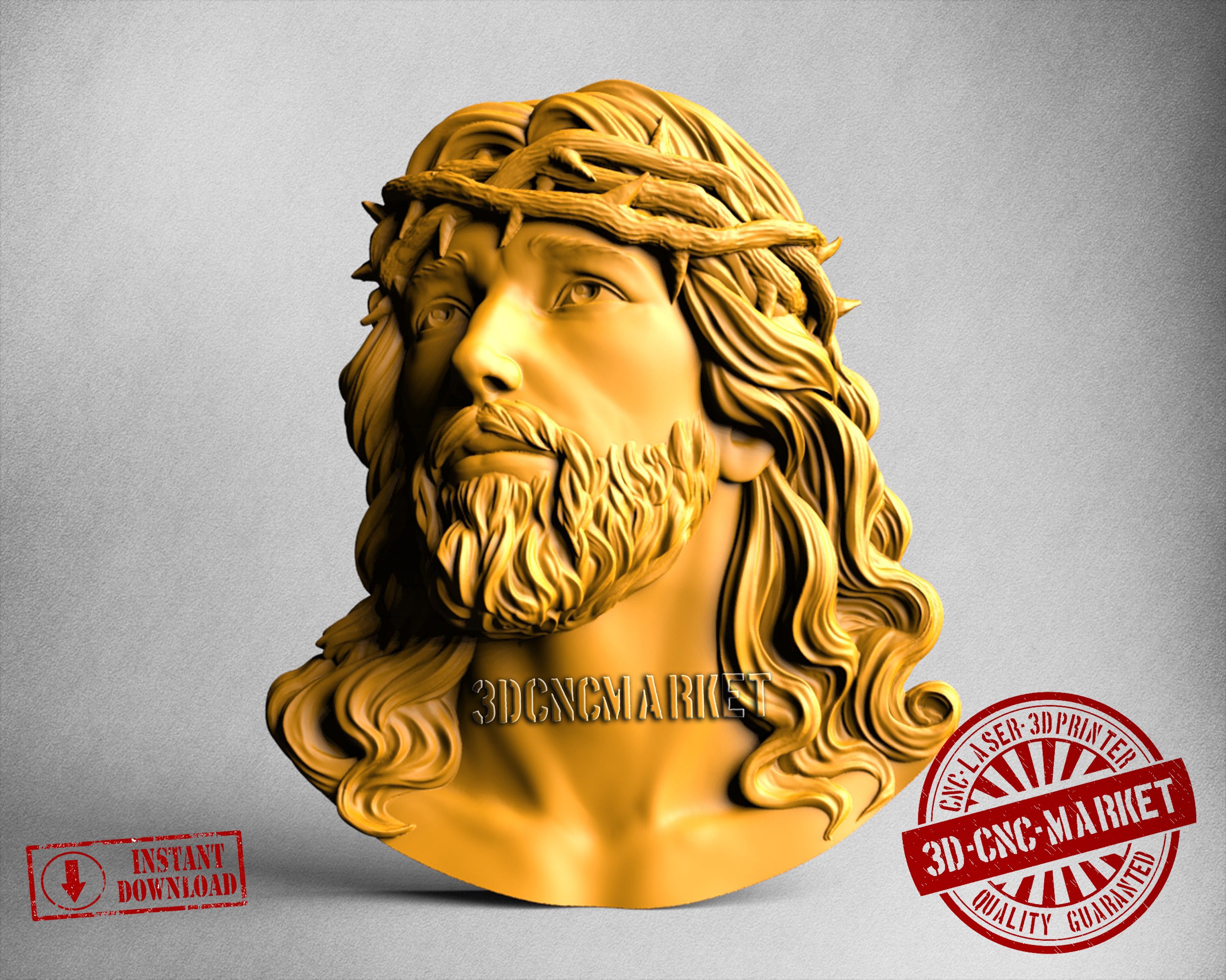Jesus, 3D STL Model