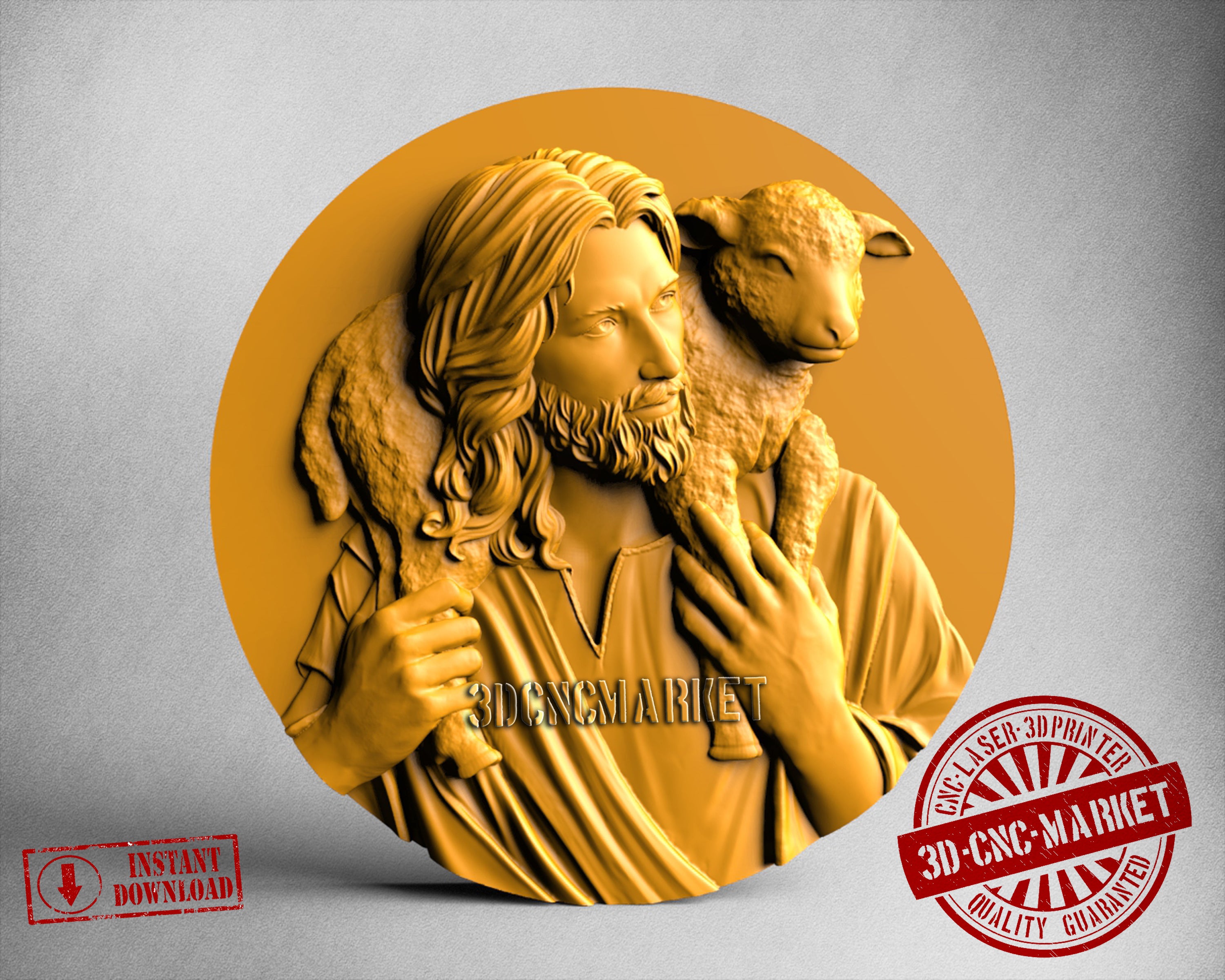 Jesus, 3D STL Model