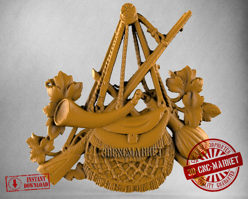 Hunting Bag,, 3D STL Model