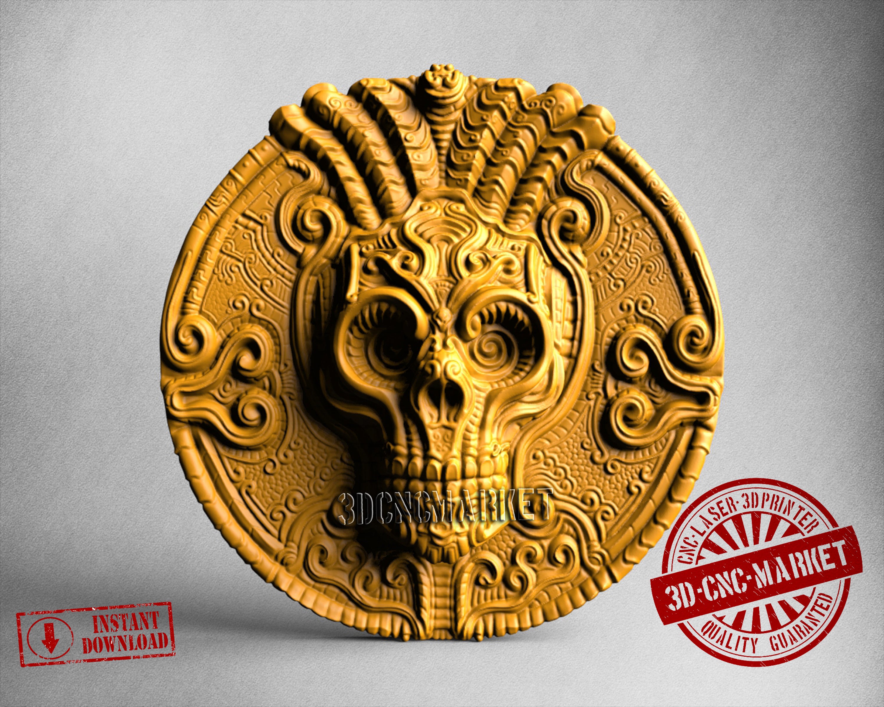 Skull, 3D STL Model
