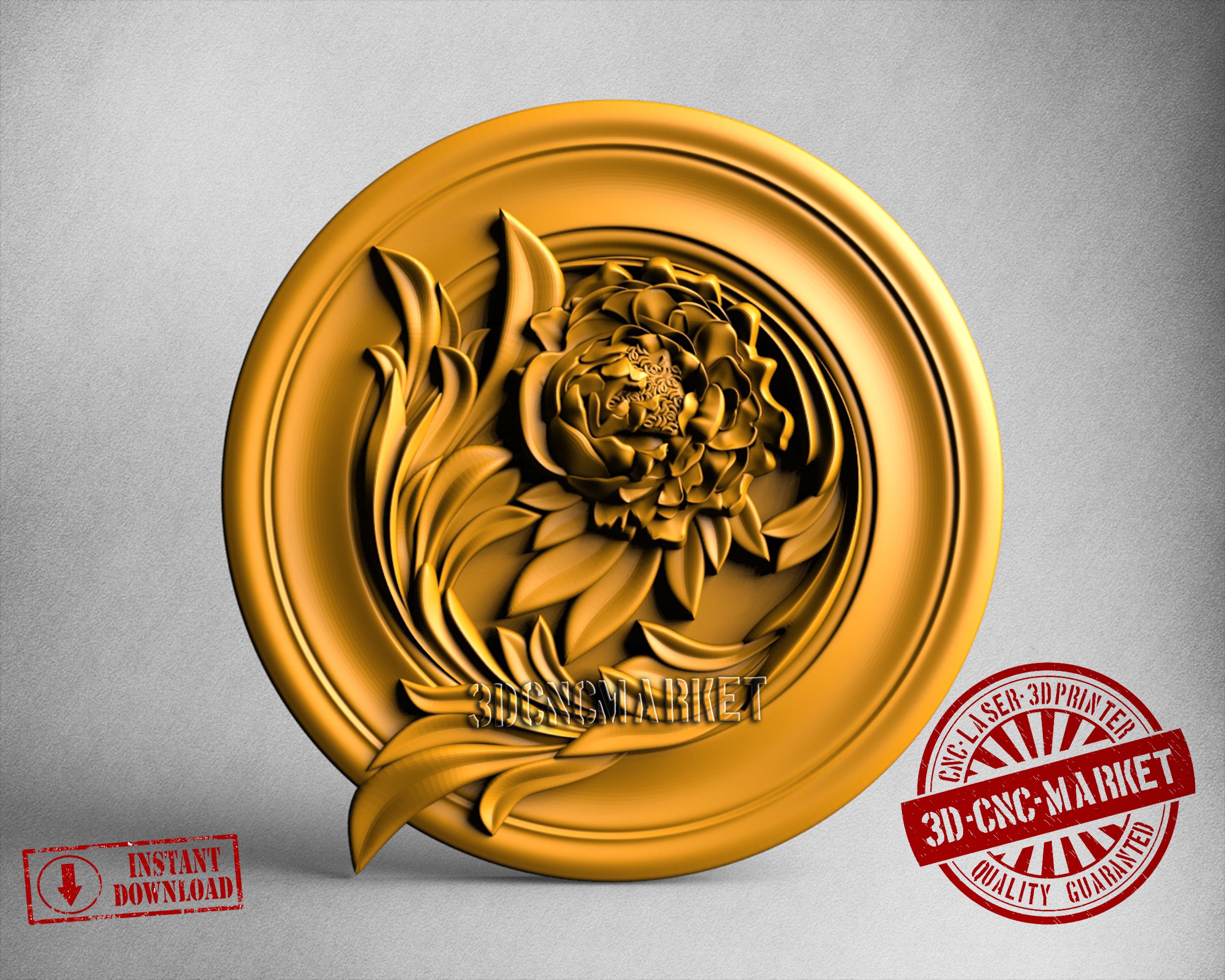 Flower, 3D STL Model