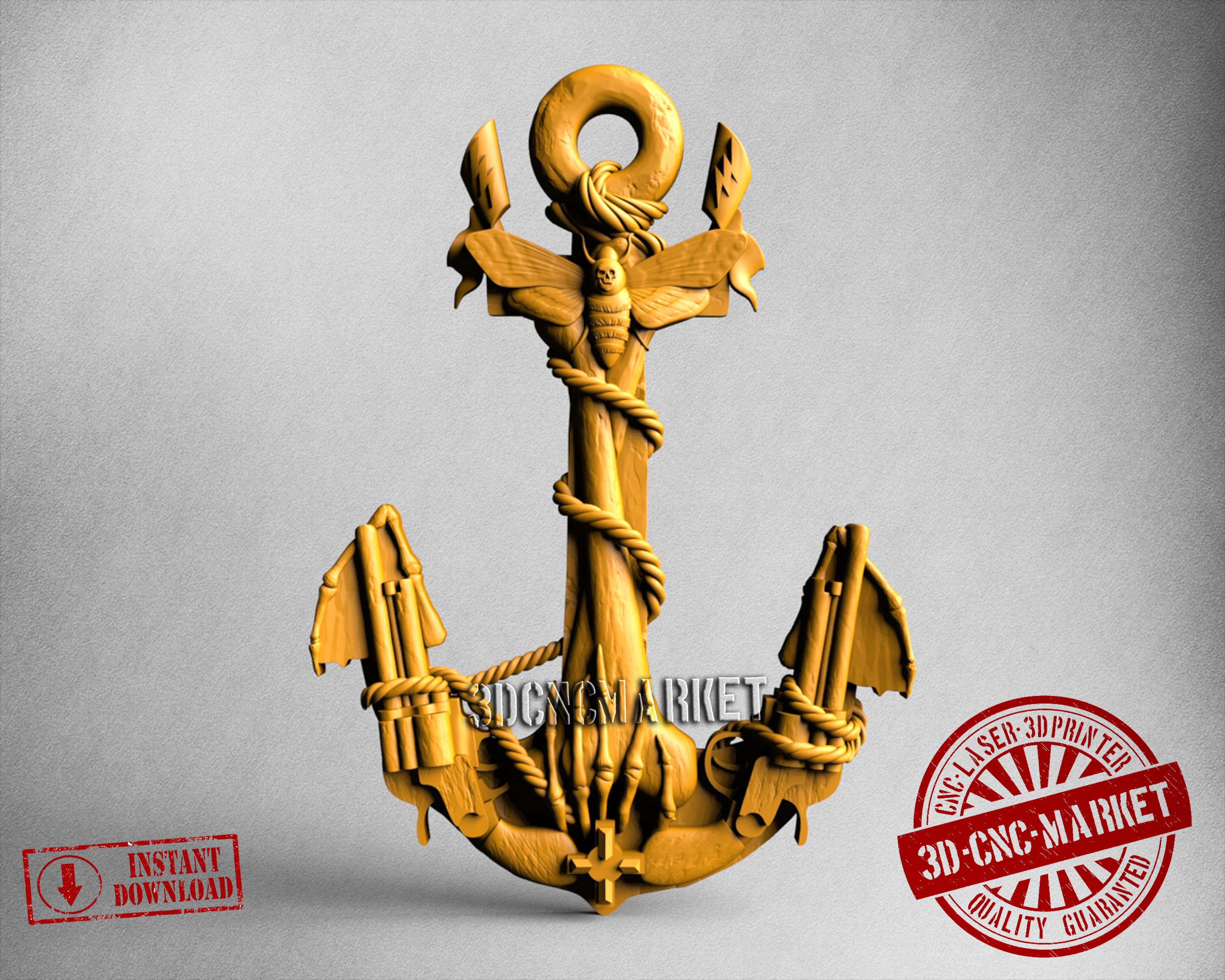 Anchor, 3D STL Model