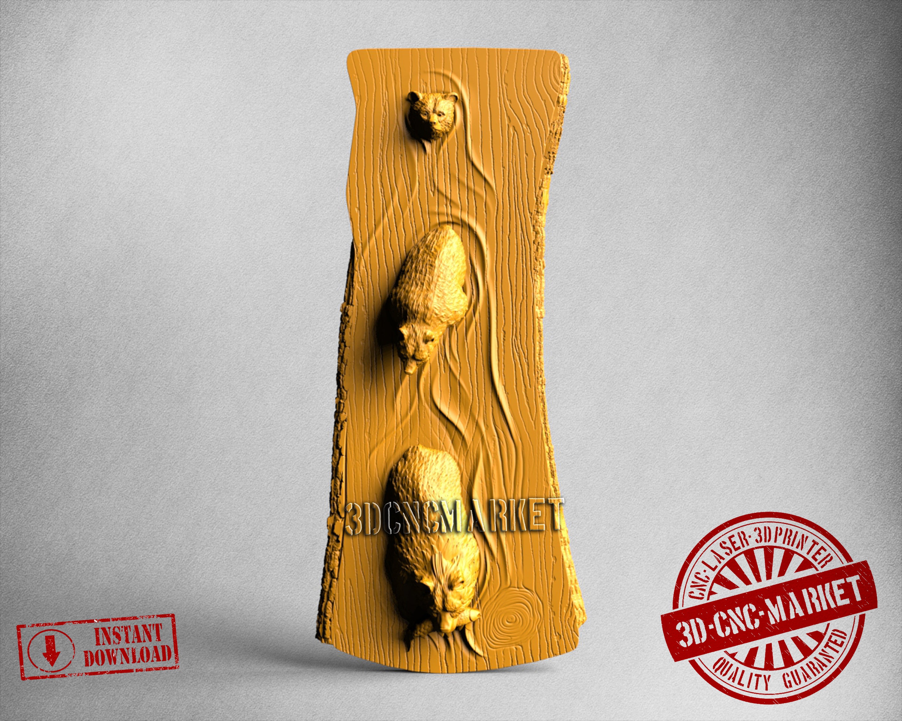 Bears, 3D STL Model