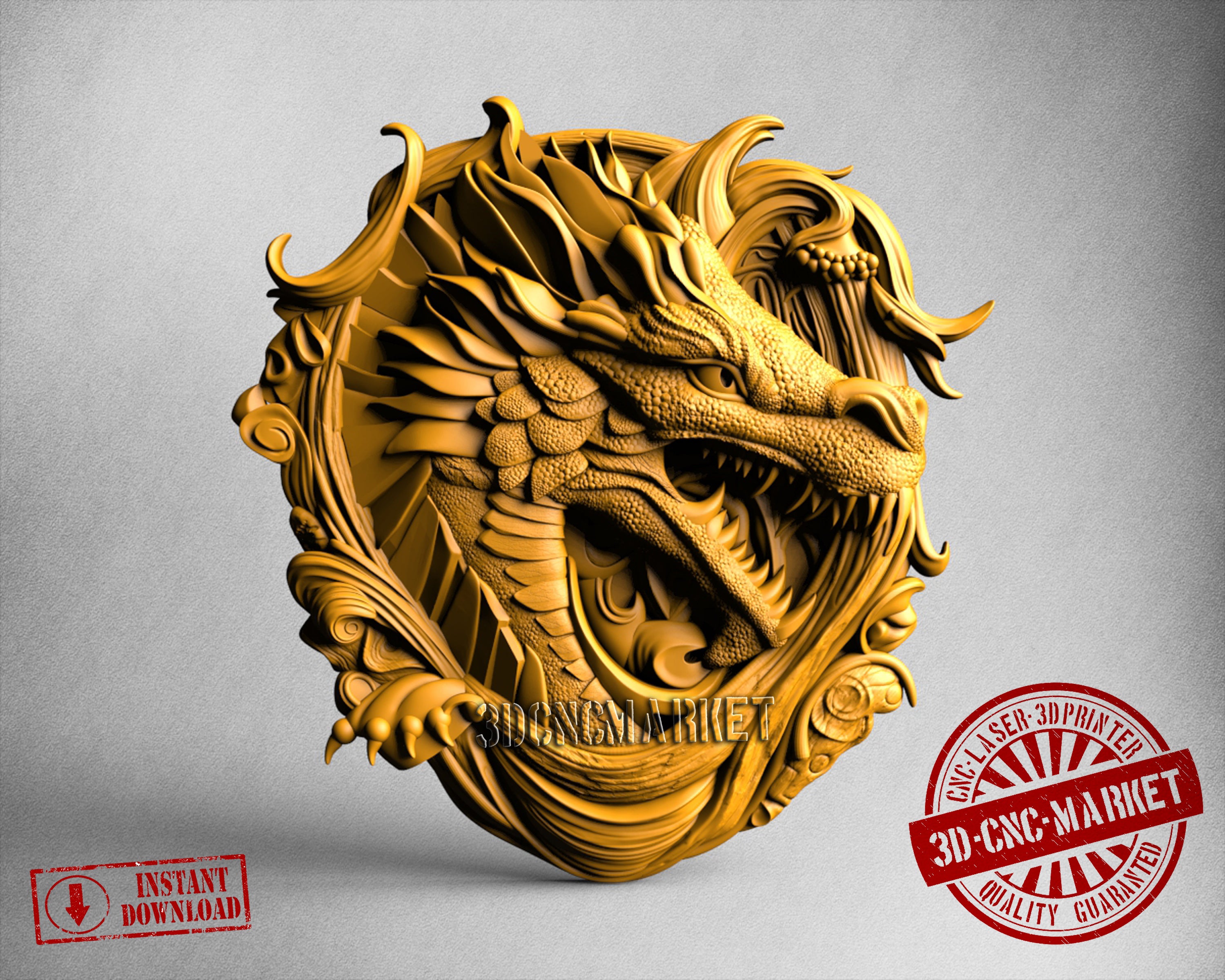 Dragon, 3D STL Model