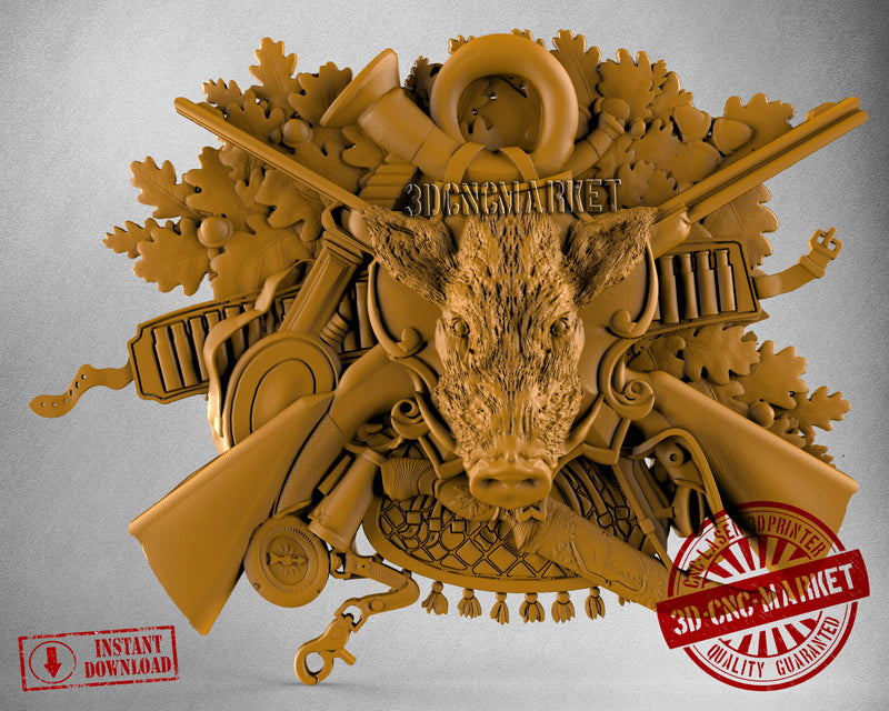 Medalion Pod Trophy, 3D STL Model