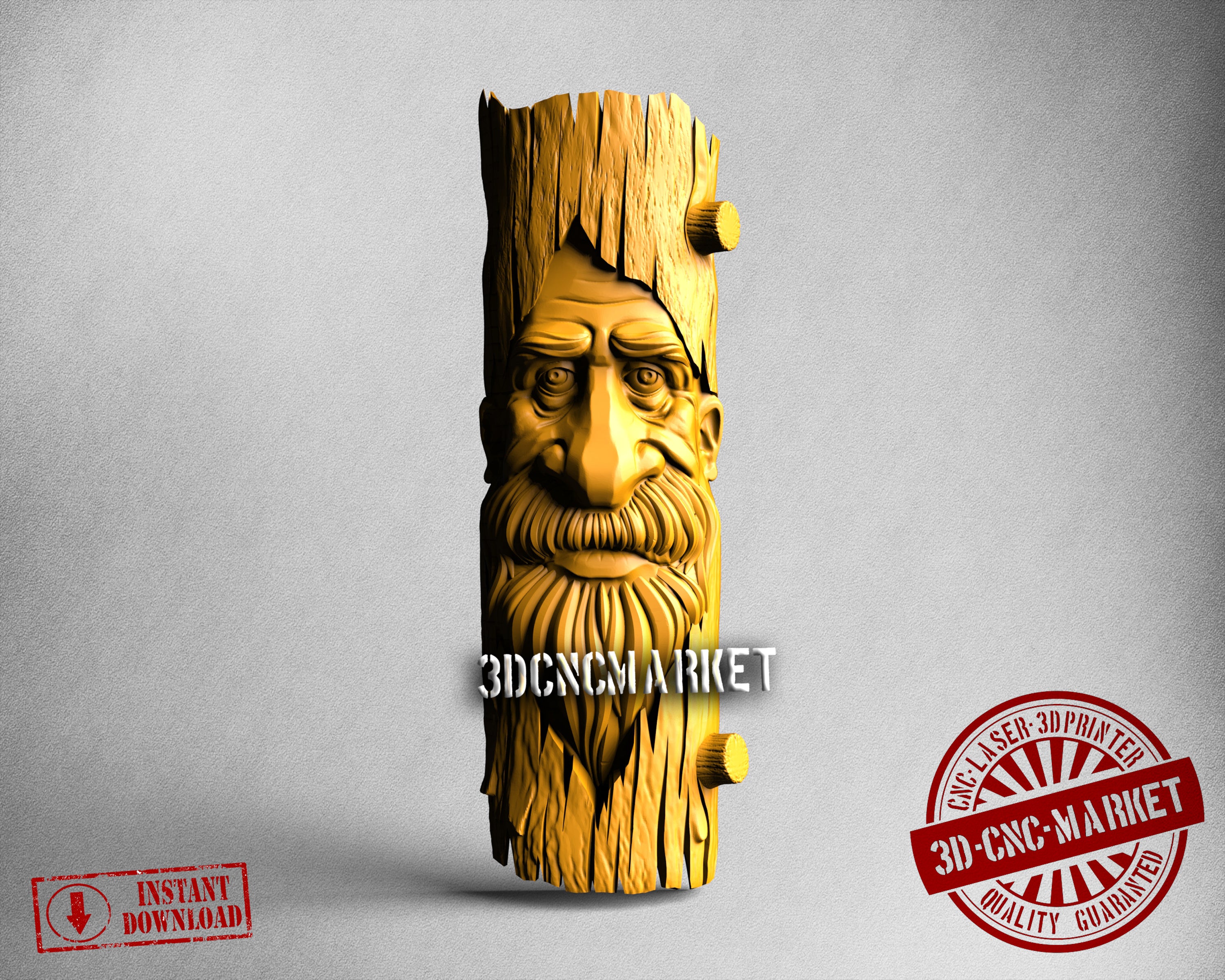 Santa Wood, 3D STL Model