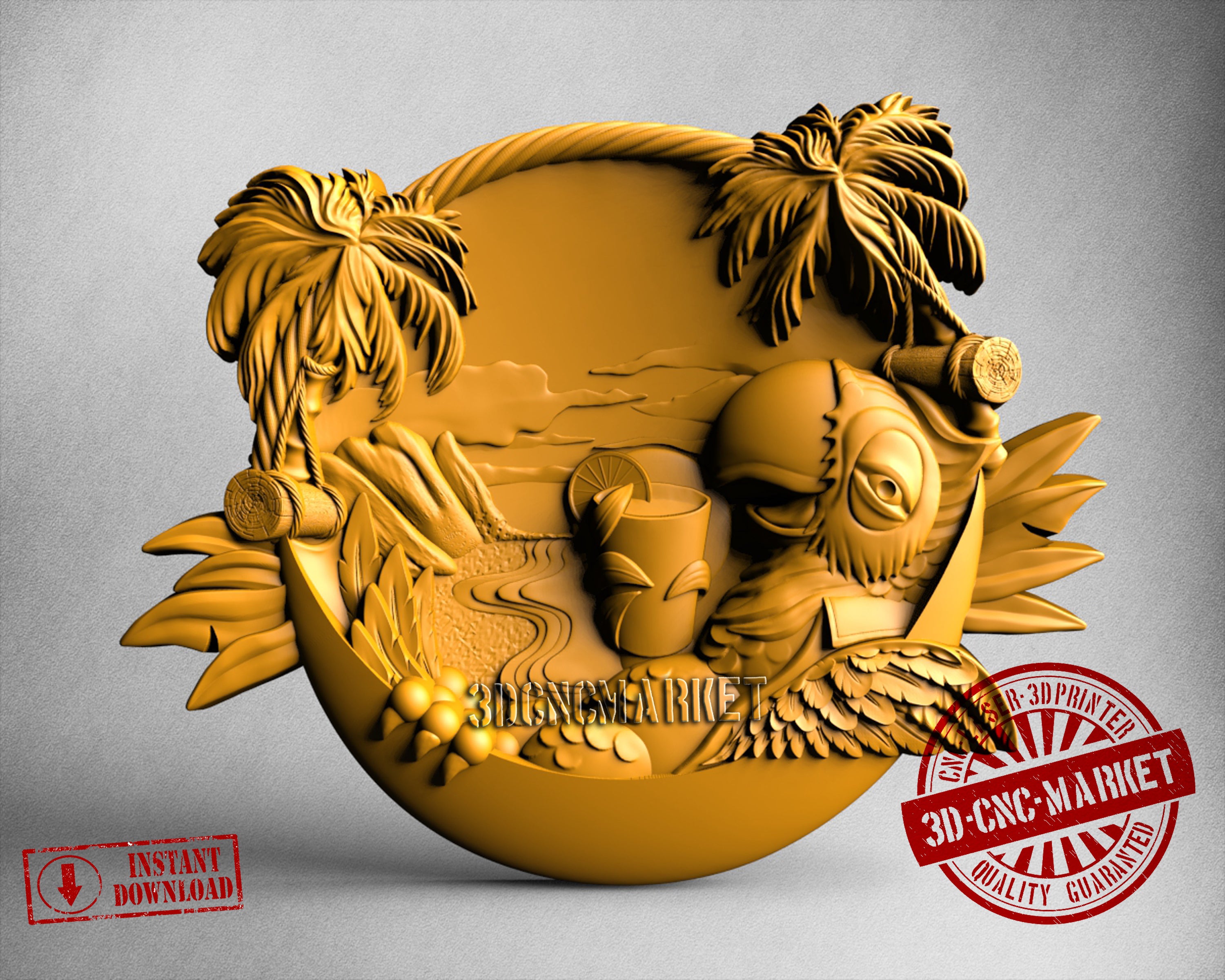 Parrot, 3D STL Model