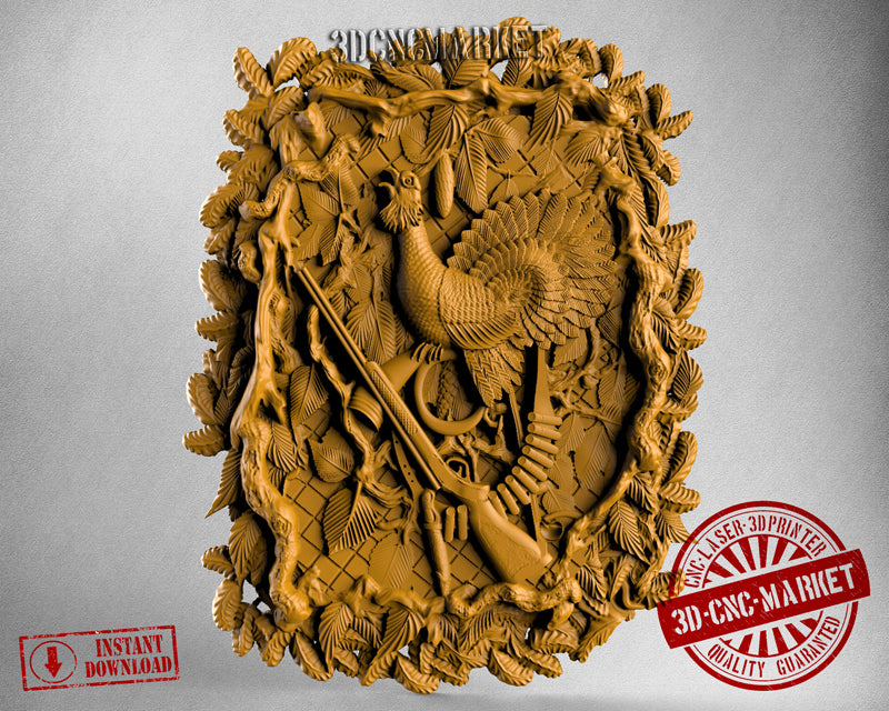 Capercaillie, 3D STL Model