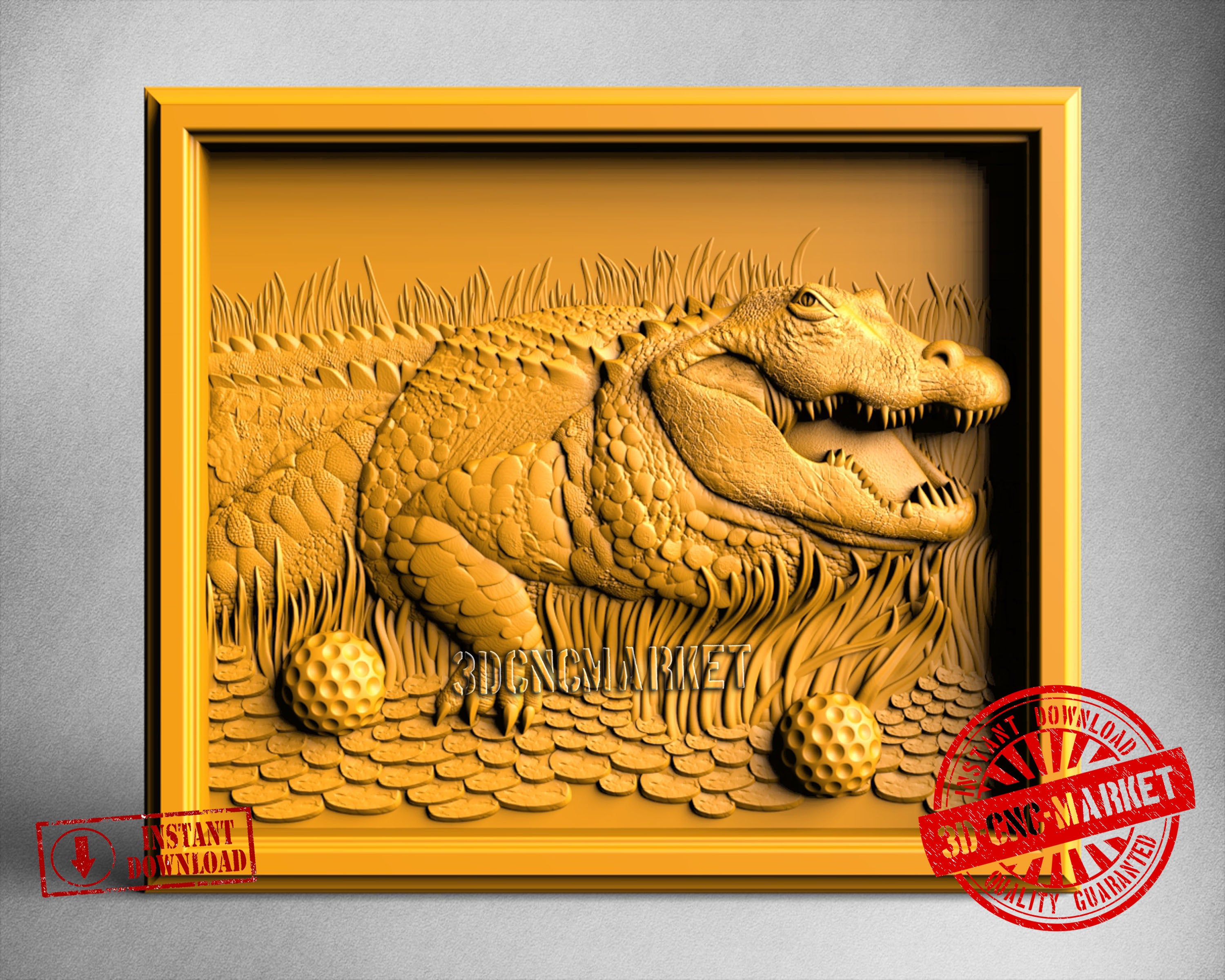 Alligator, 3D STL Model