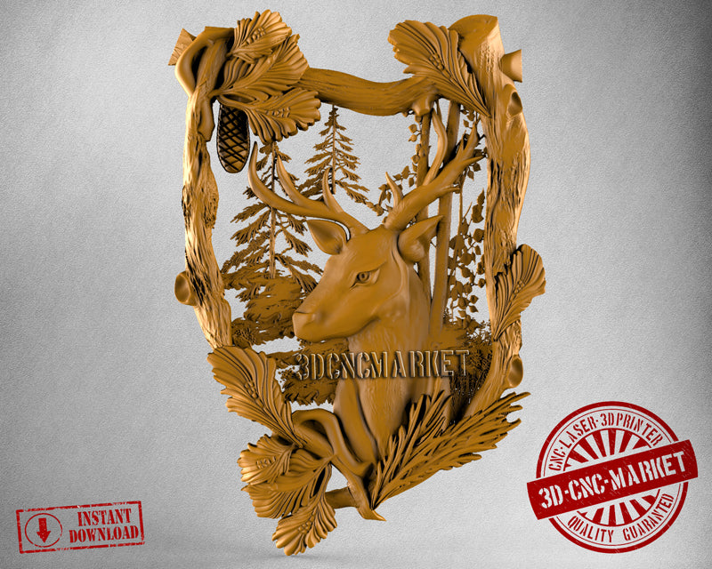 Deer, 3D STL Model
