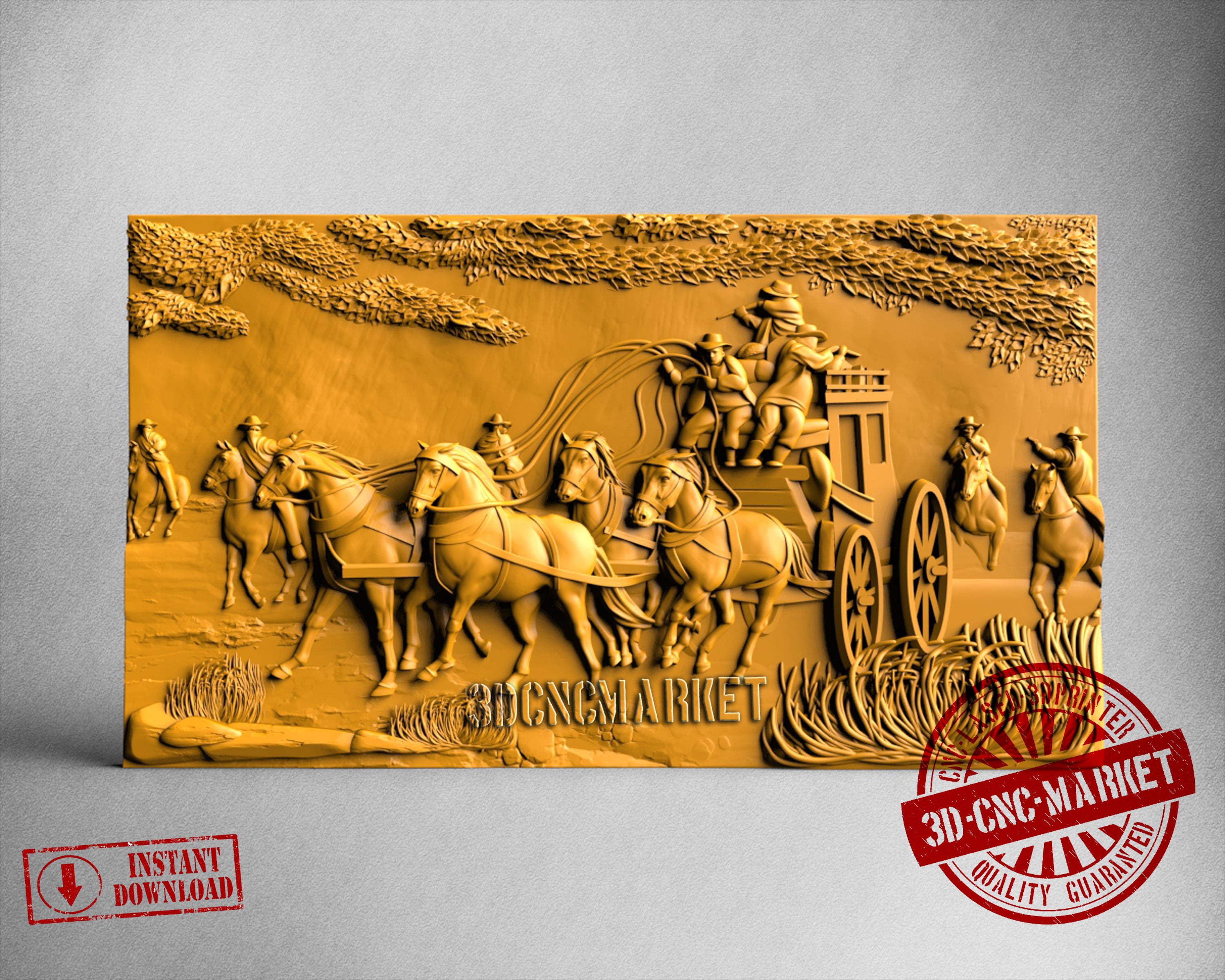 Wild West, 3D STL Model