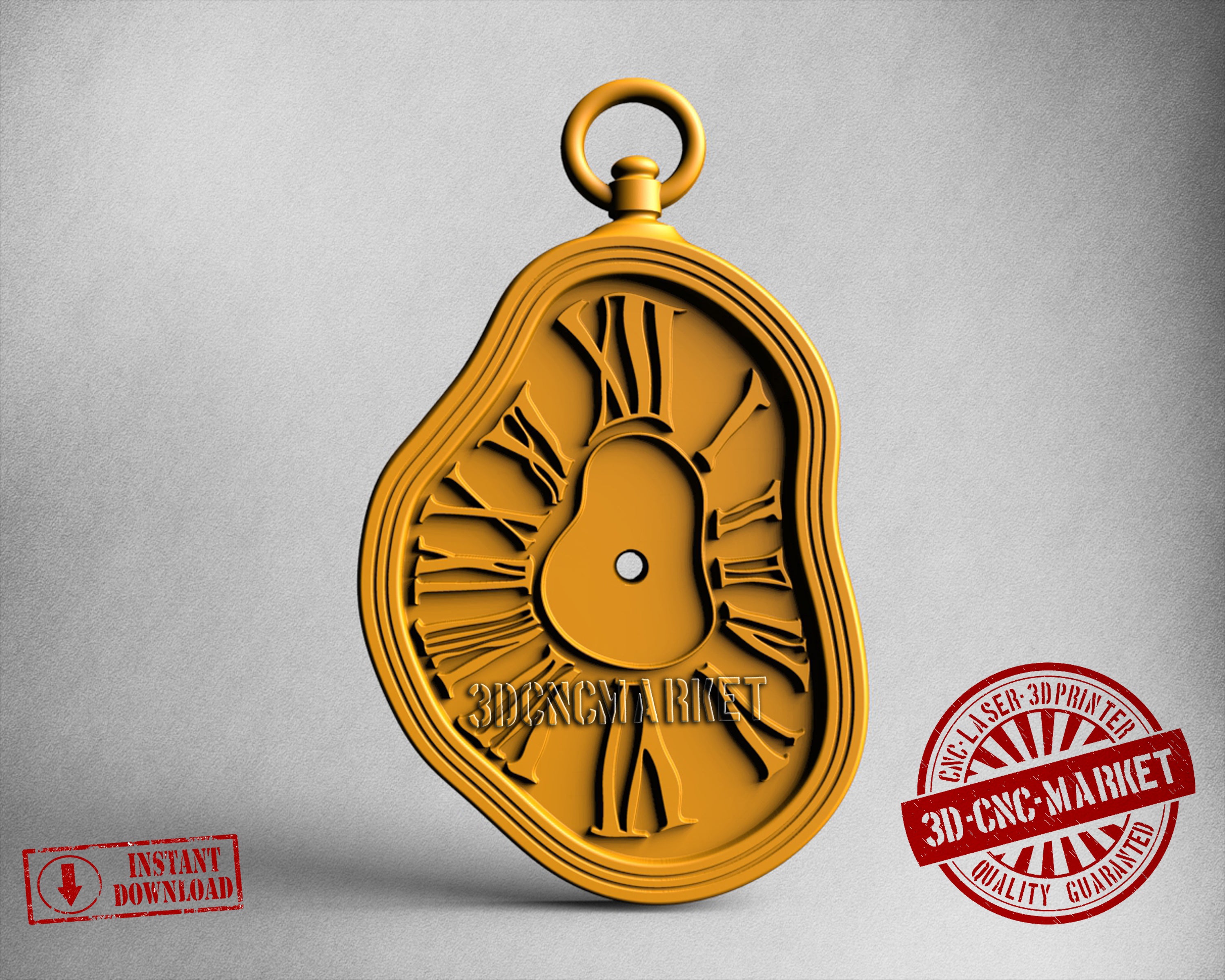 Clock, 3D STL Model