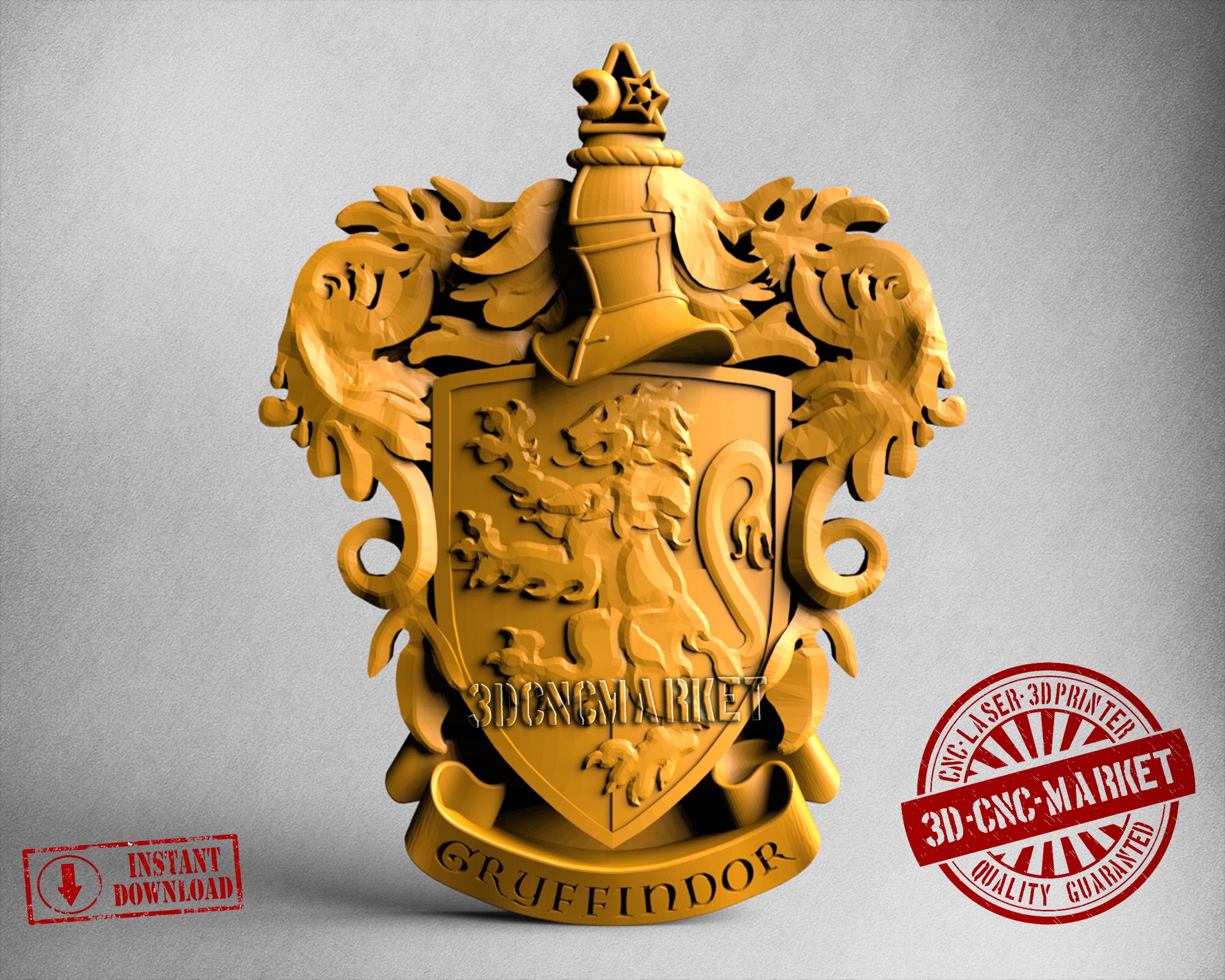 Harry Potter Gryffindor, 3D STL Model
