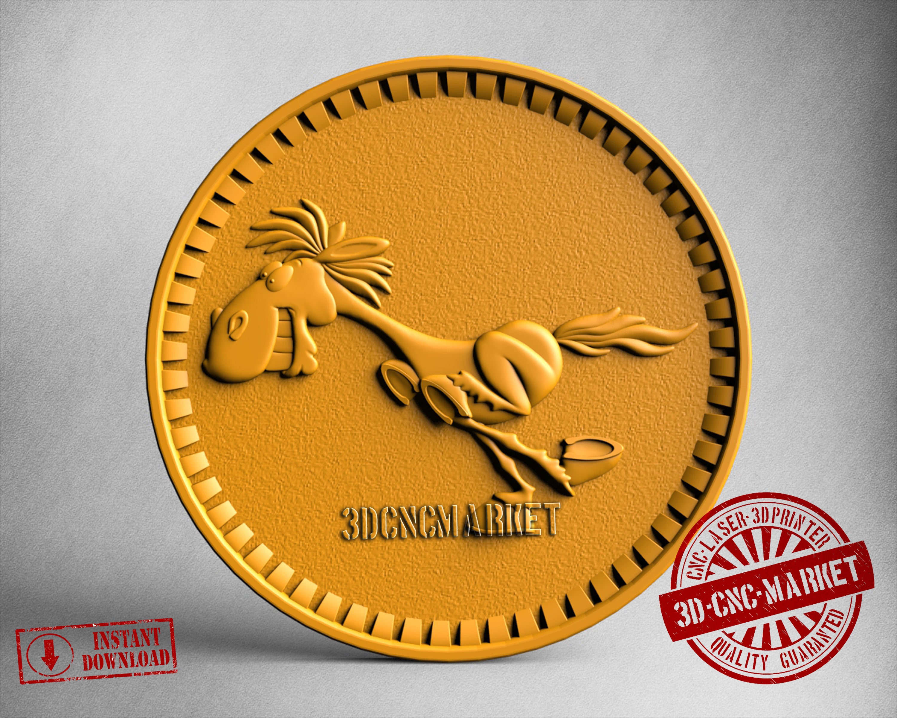 Donkey, 3D STL Model