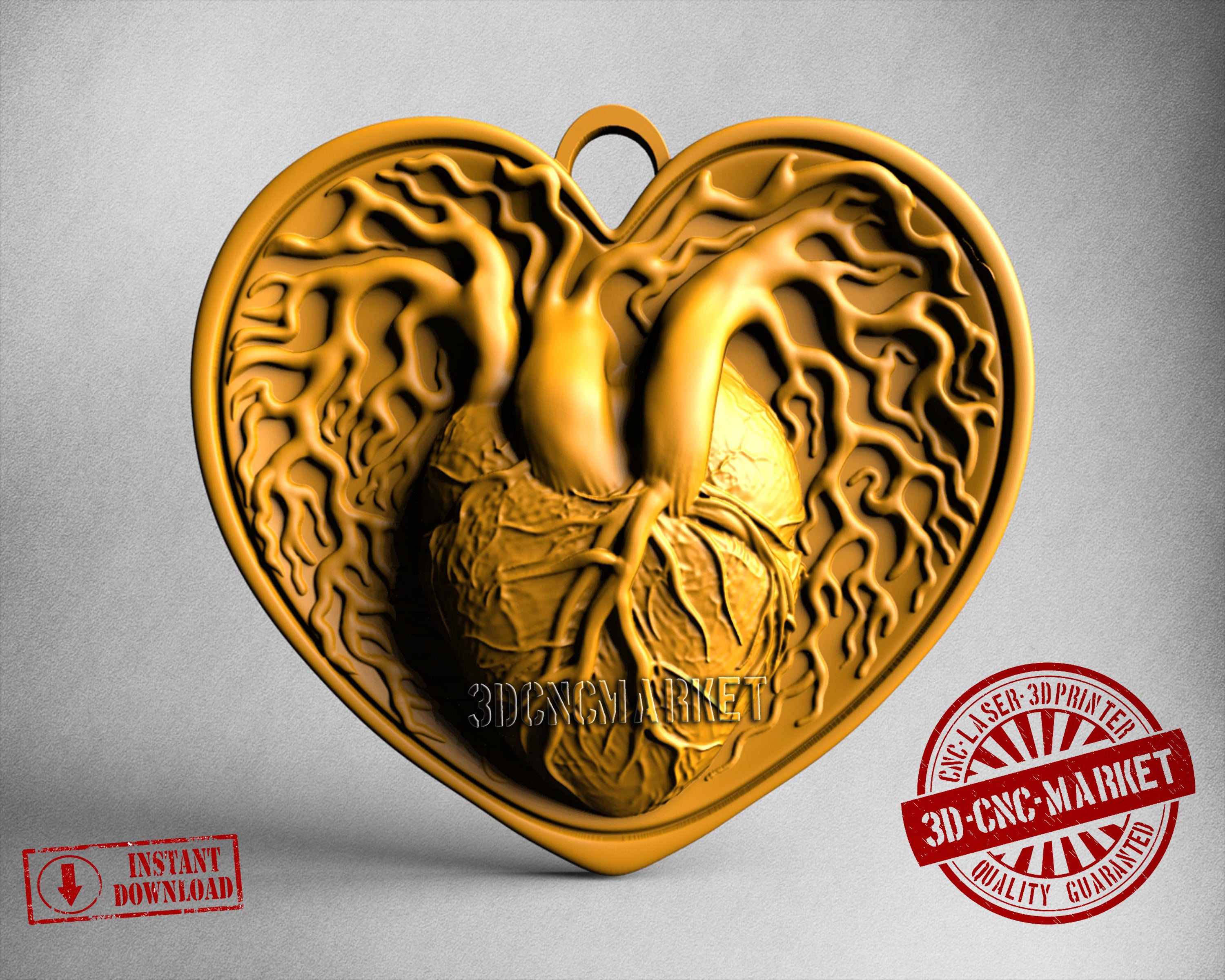 Heart, 3D STL Model