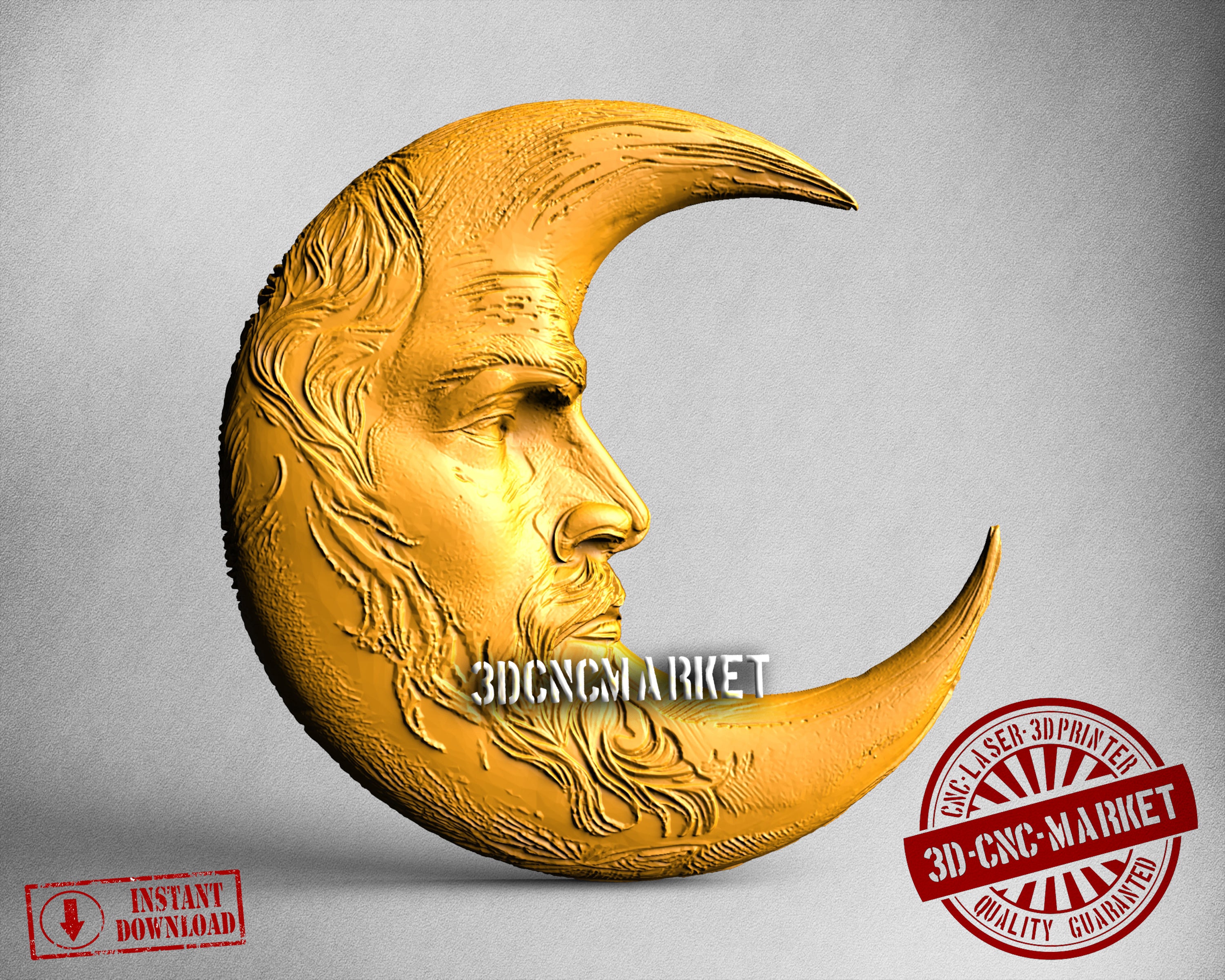 Moonman, 3D STL Model