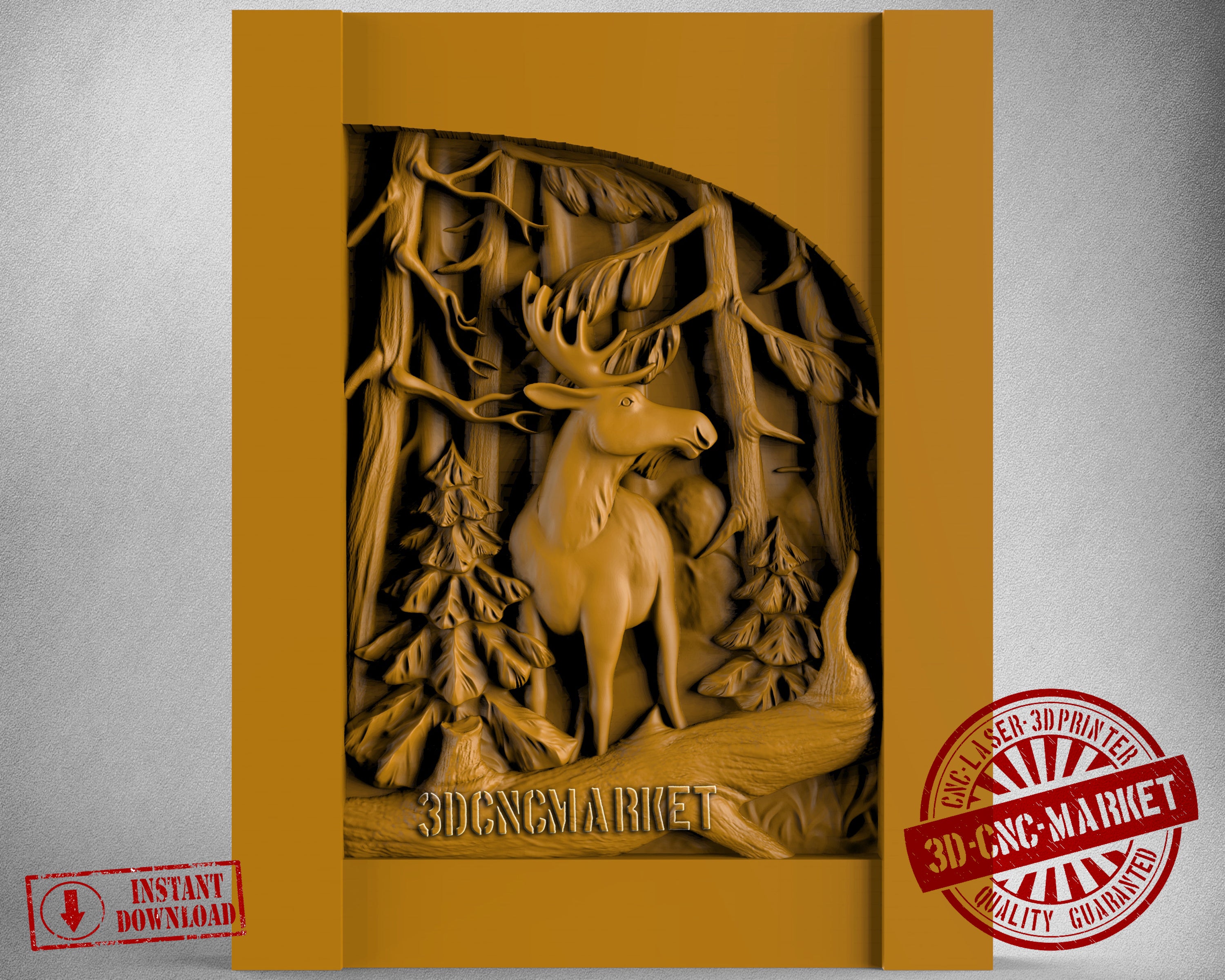 Deer, 3D STL Model