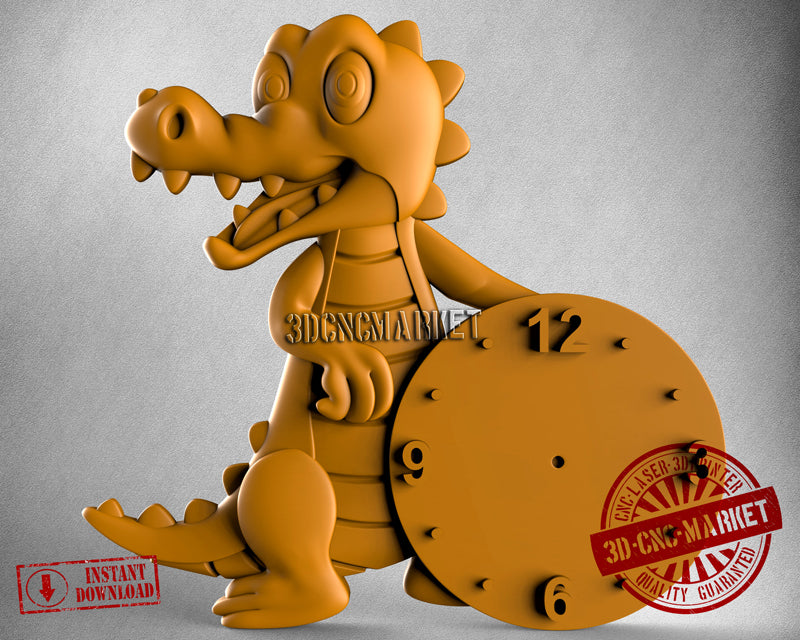 Children Clock, 3D STL Model