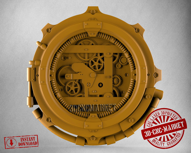 Mechanical Clock, 3D STL Model