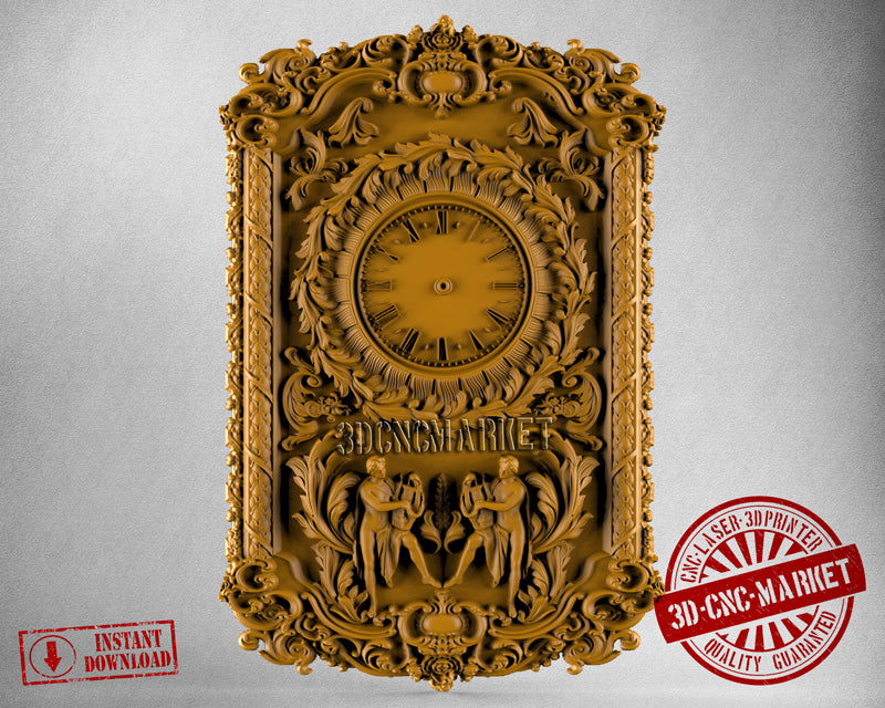 Wall Clock, 3D STL Model