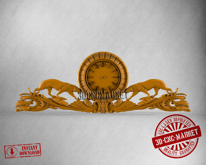 Puma Clock, 3D STL Model
