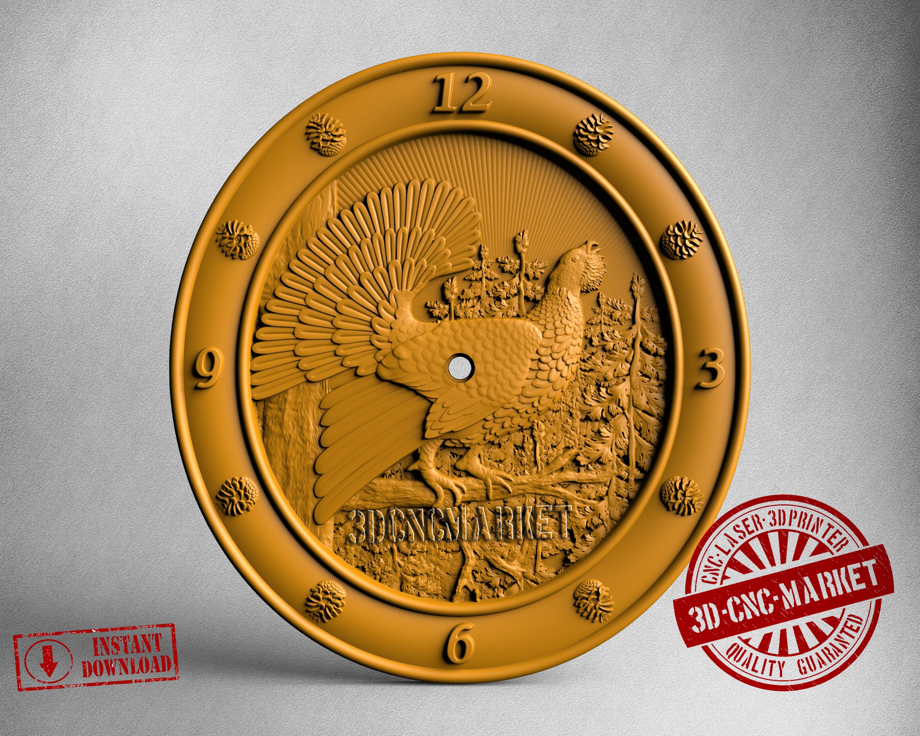 Clock, 3D STL Model