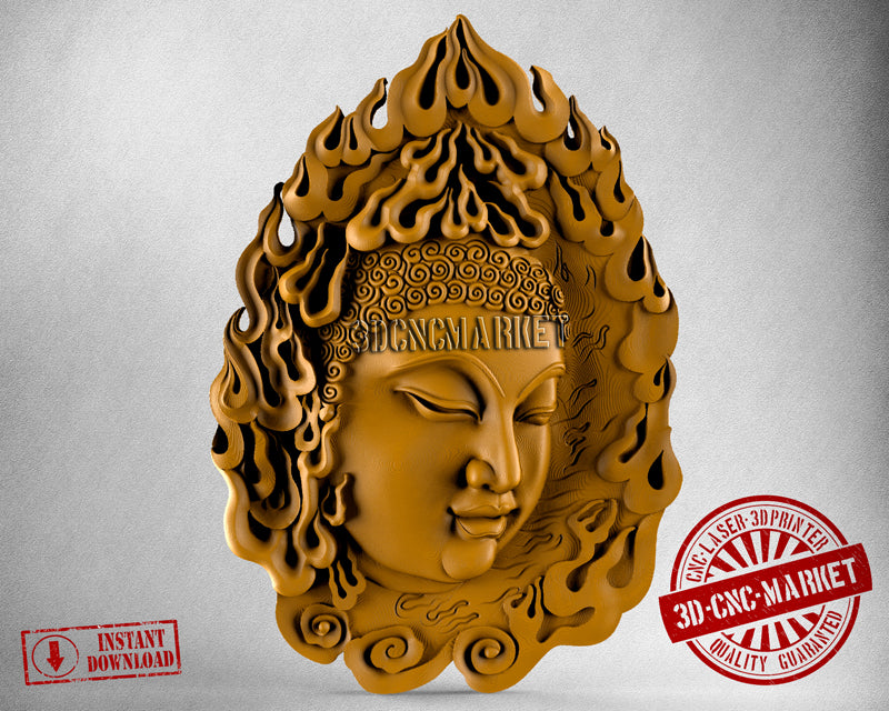 Buddha, 3D STL Model