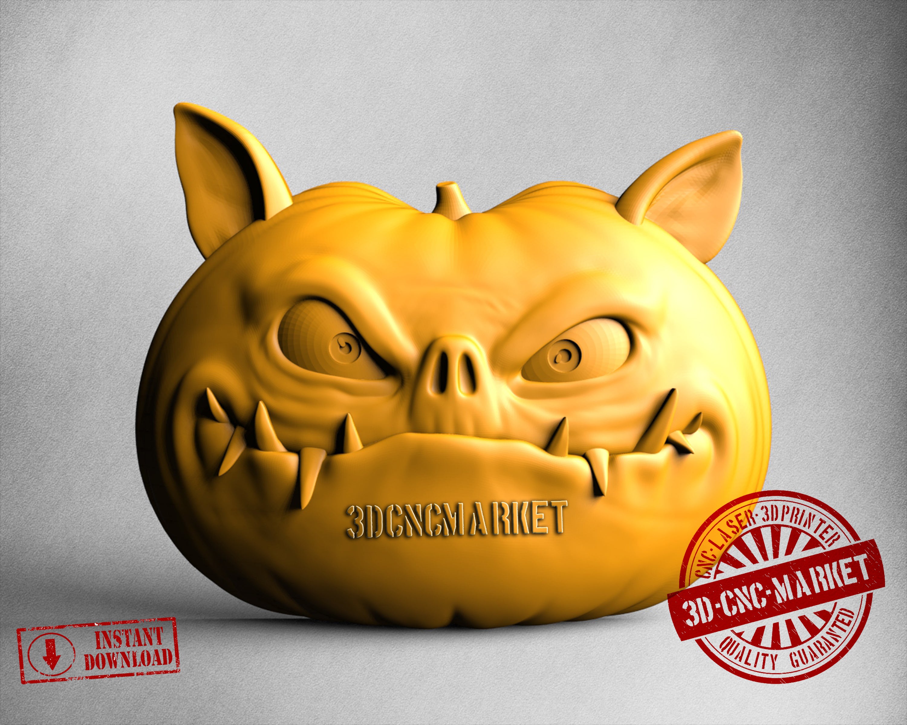 Halloween Pumpkin, 3D STL Model