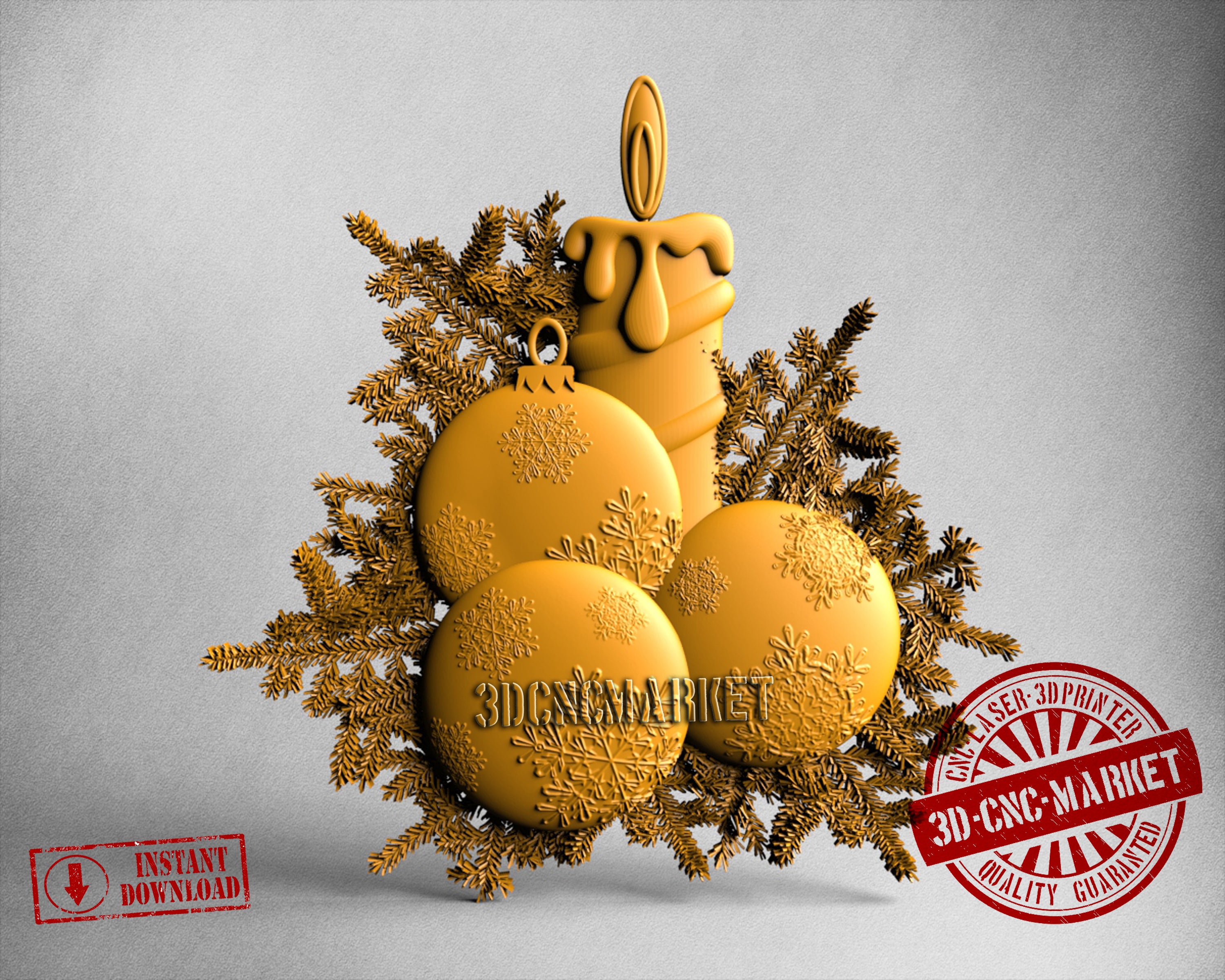 Christmas Decor, 3D STL Model