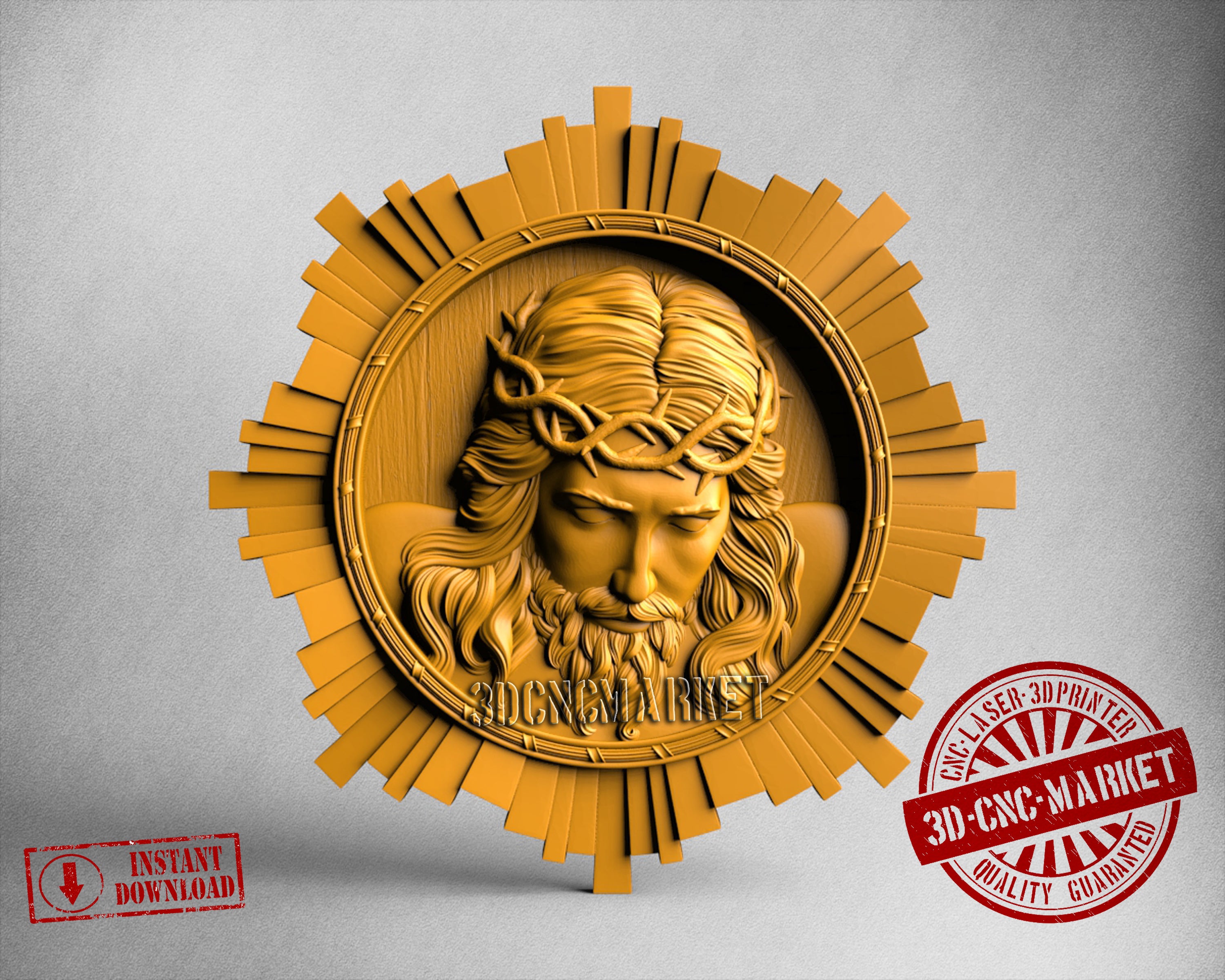 Jesus, 3D STL Model