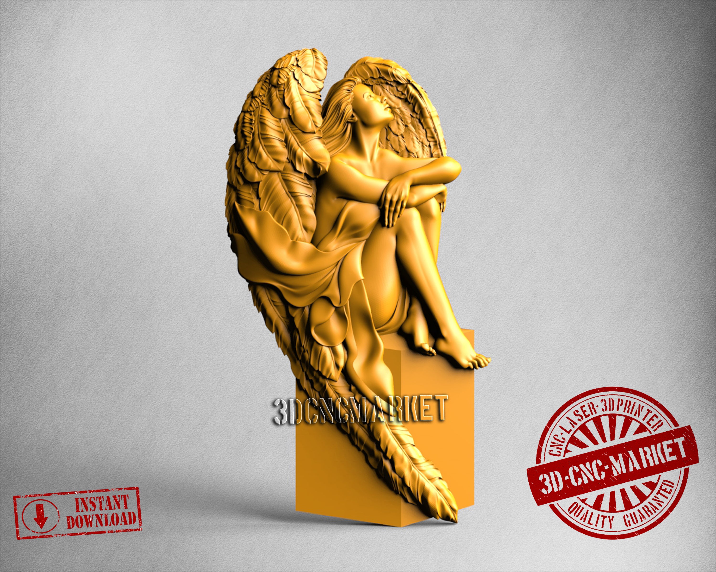 Angel, 3D STL Model