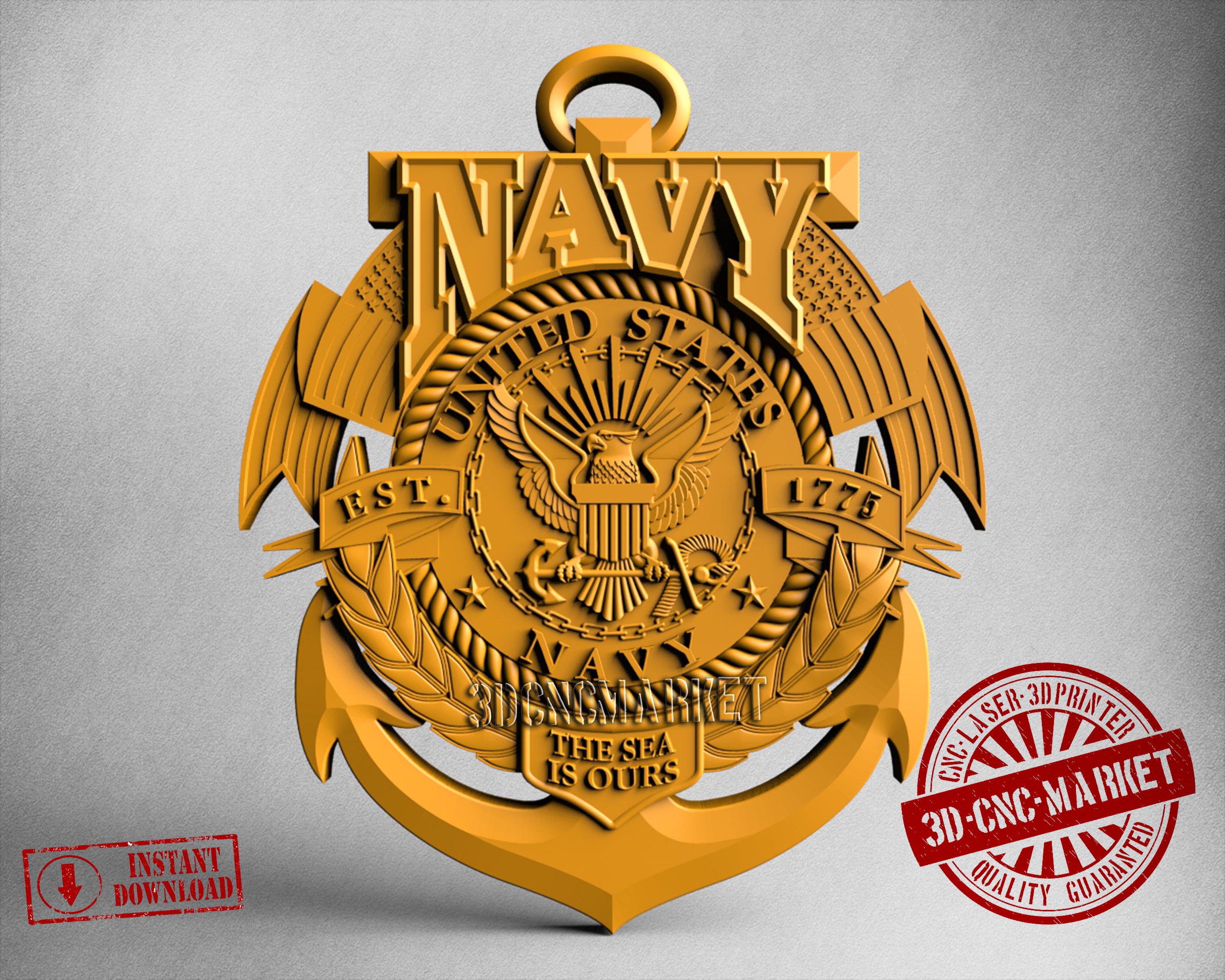 Navy, 3D STL Model