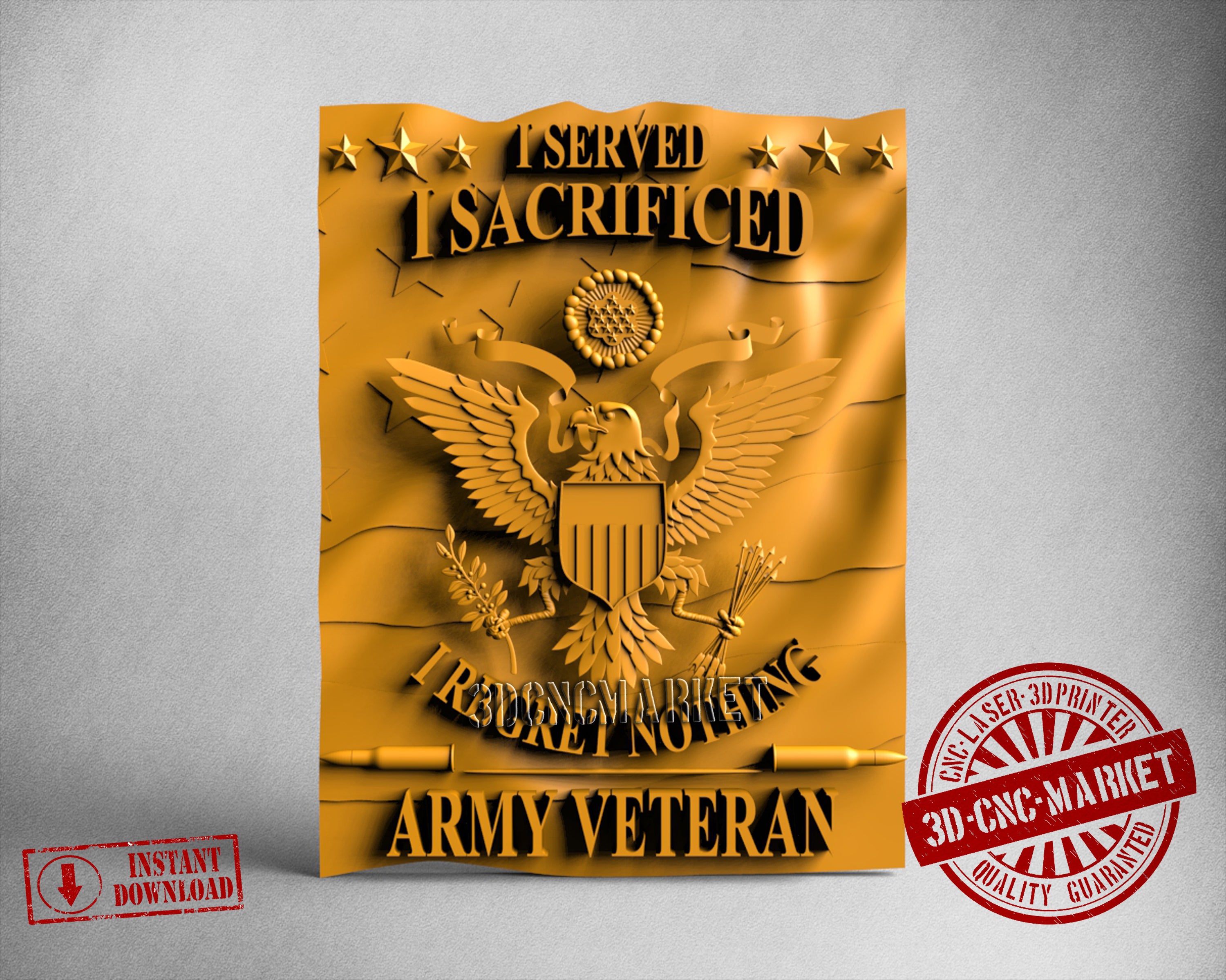 USA Veterans, 3D STL Model
