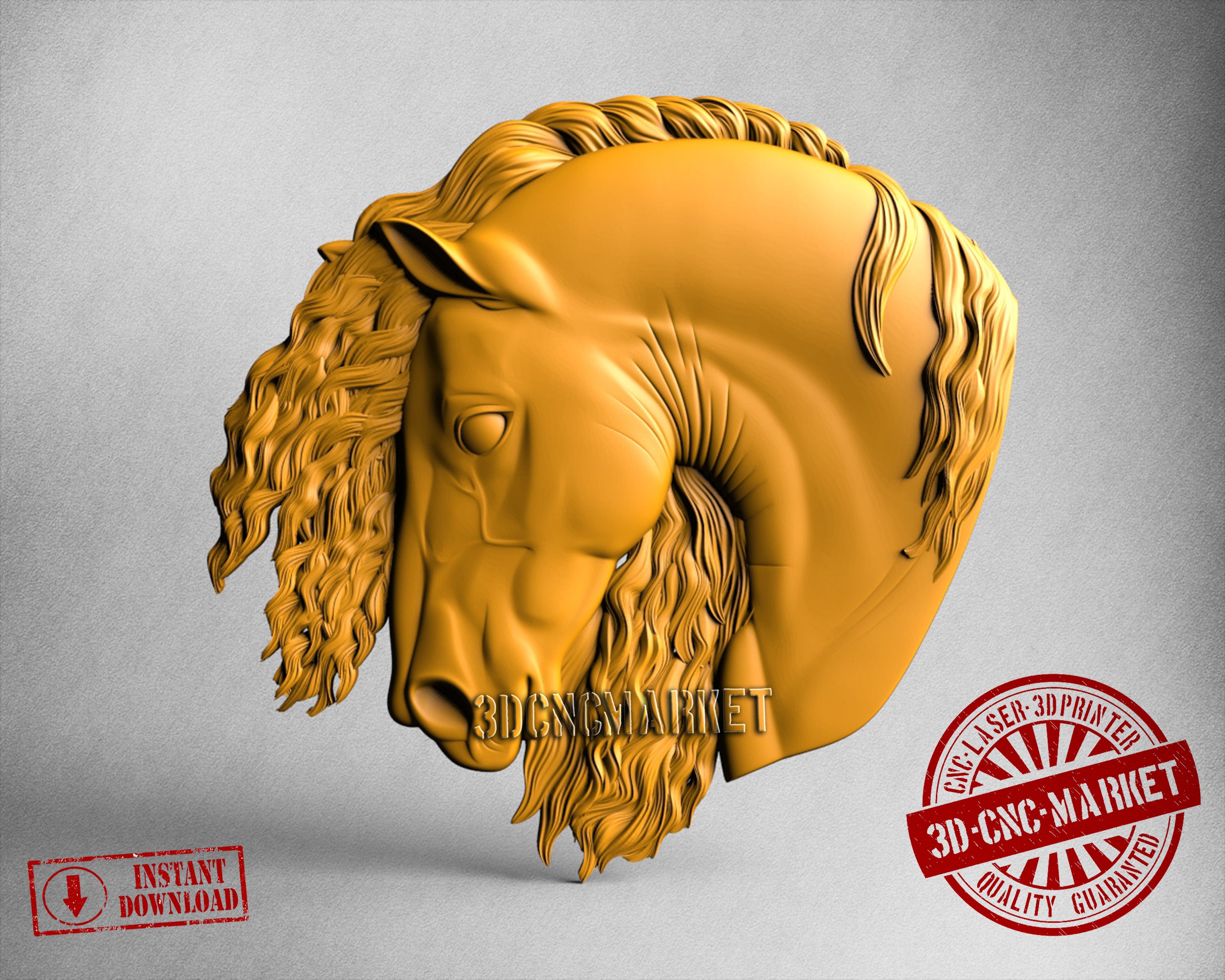Horse, 3D STL Model