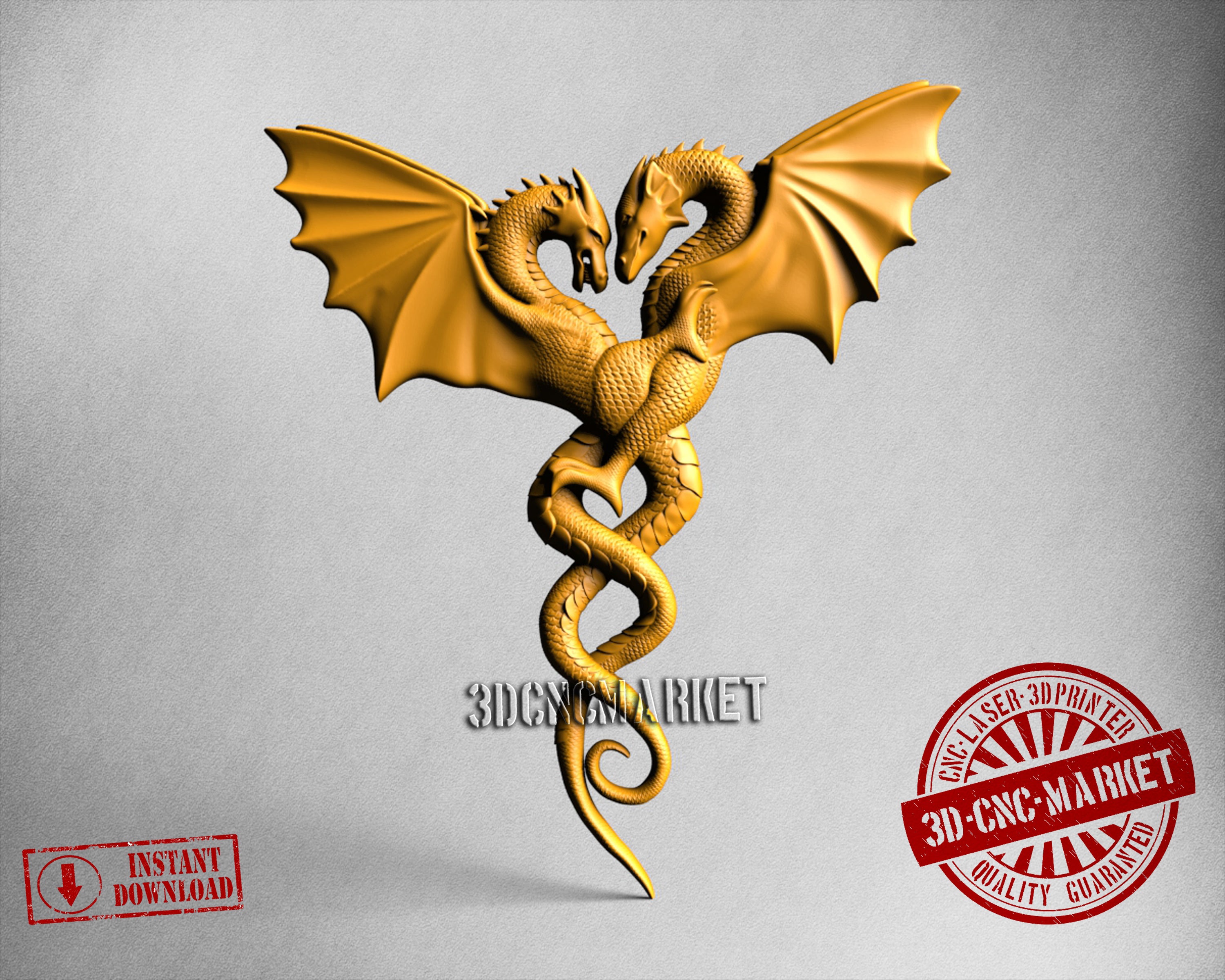 Dragons, 3D STL Model