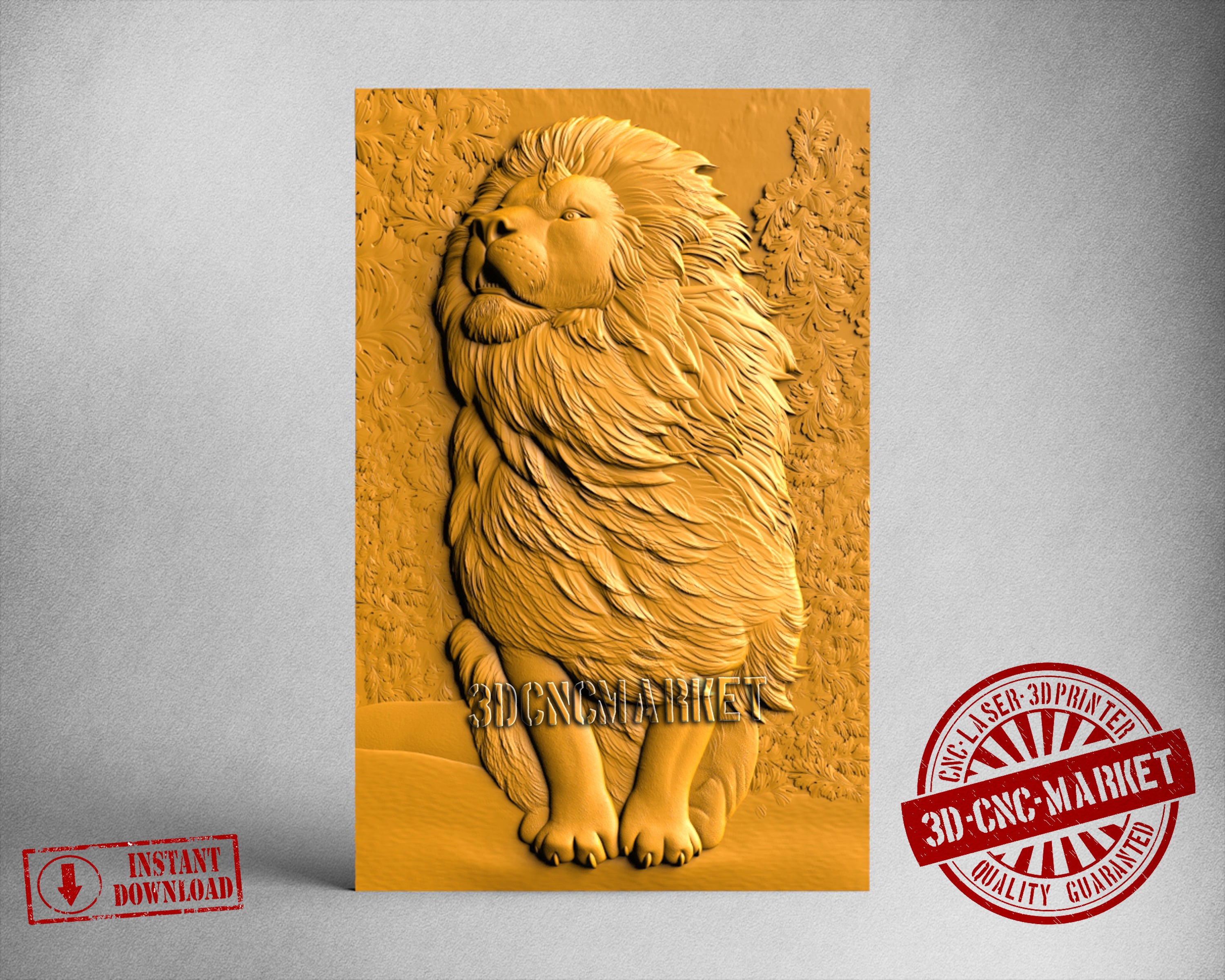Lion, 3D STL Model