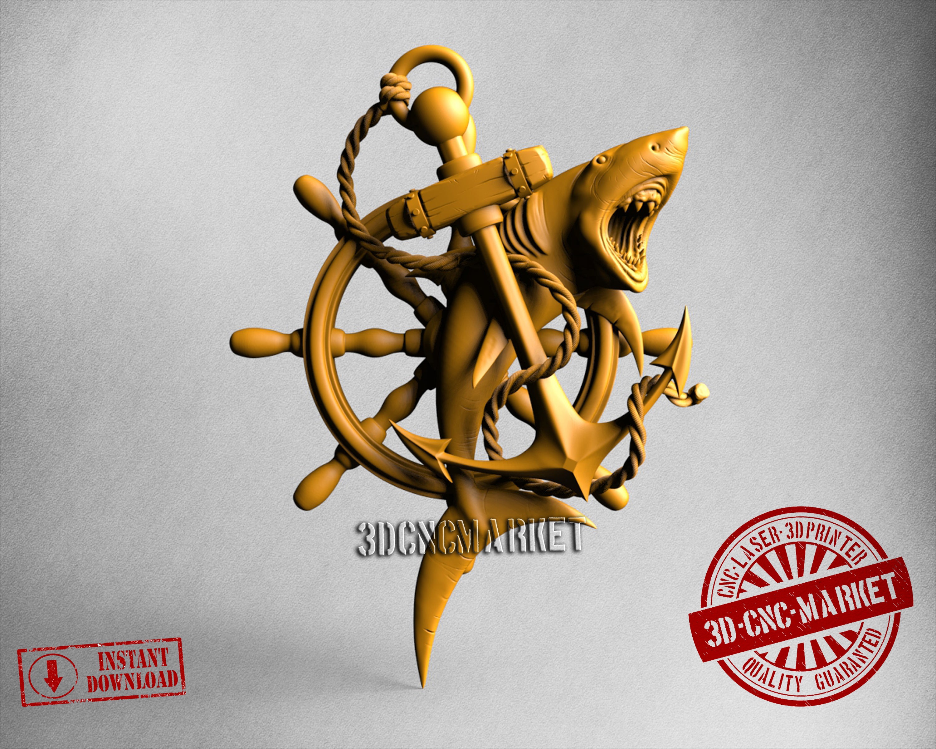 Shark, 3D STL Model