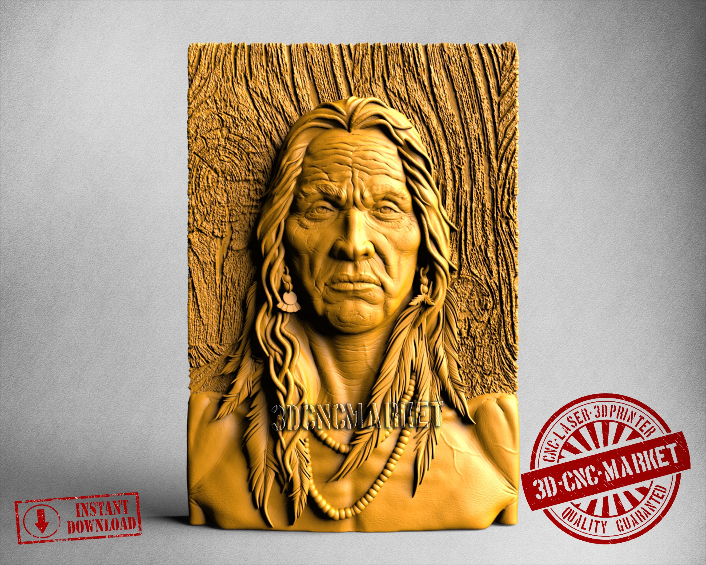 Wisdom Man, 3D STL Model