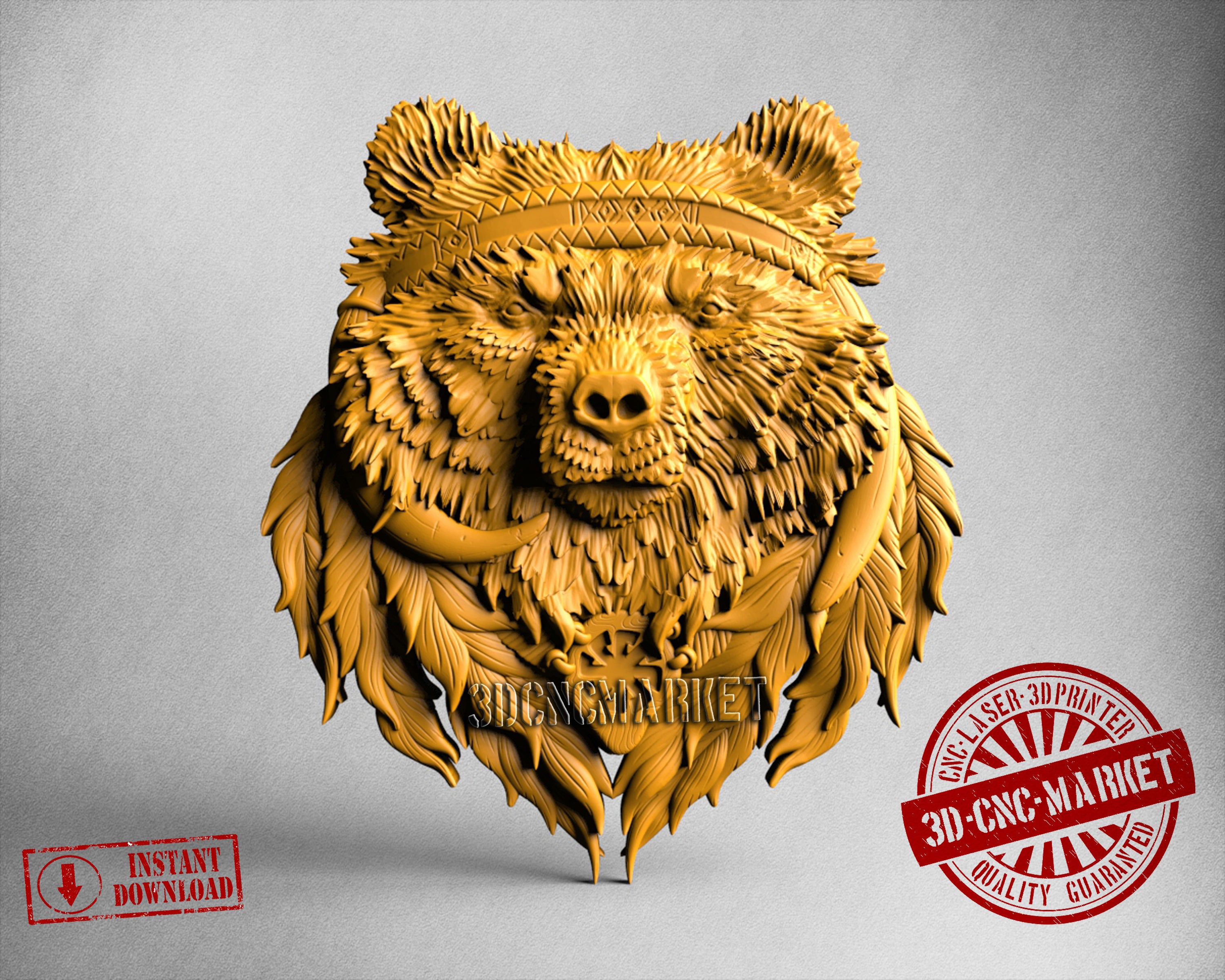 Bear, 3D STL Model