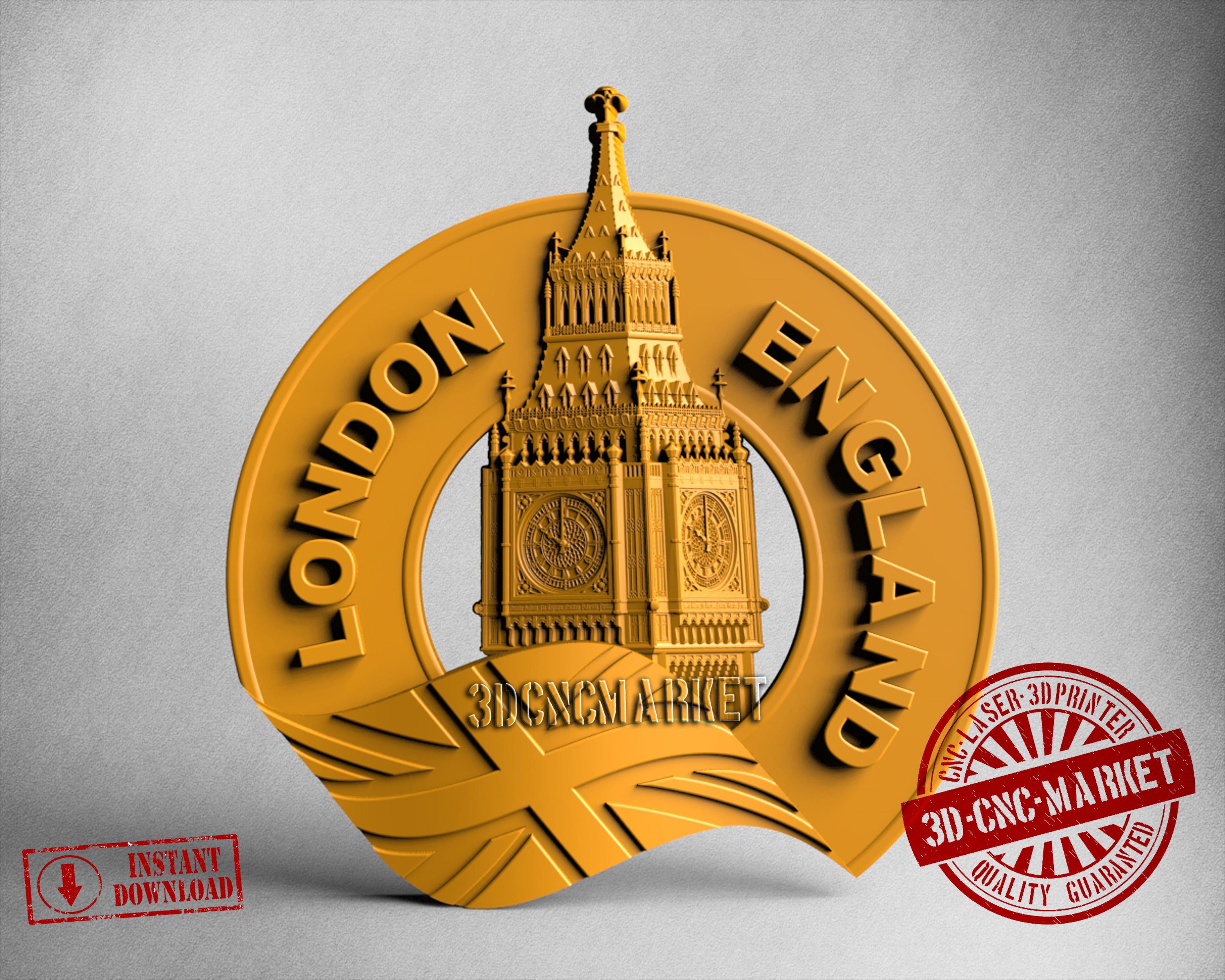 London, 3D STL Model