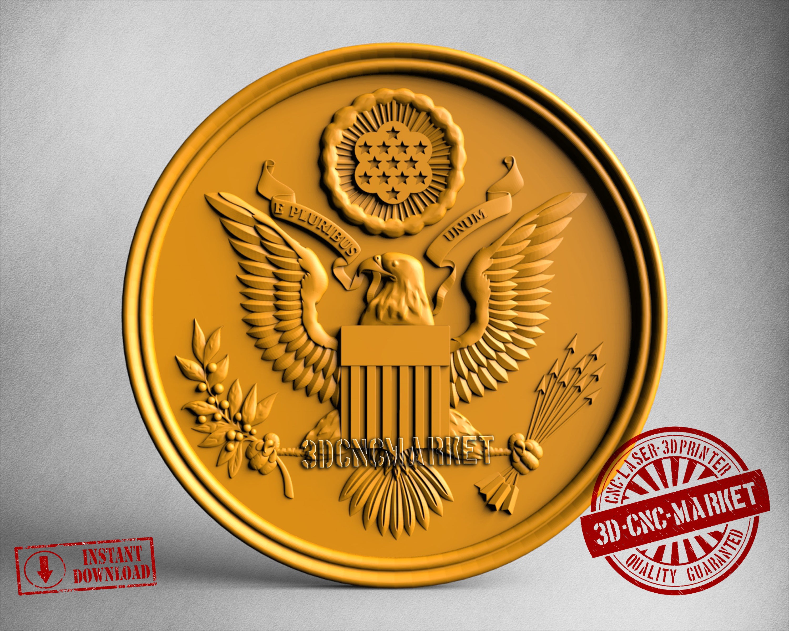 Seal USA, 3D STL Model