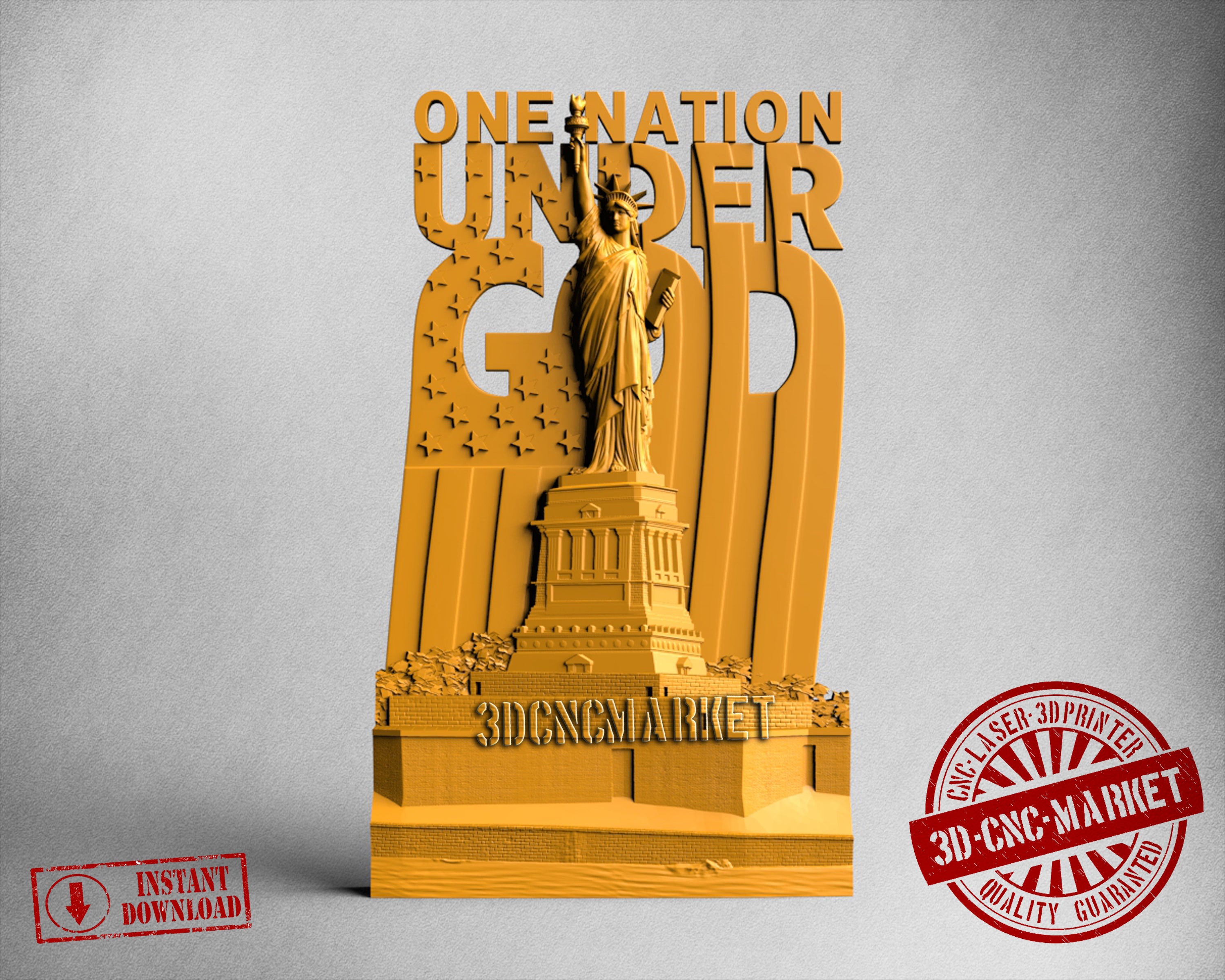 Liberty, 3D STL Model