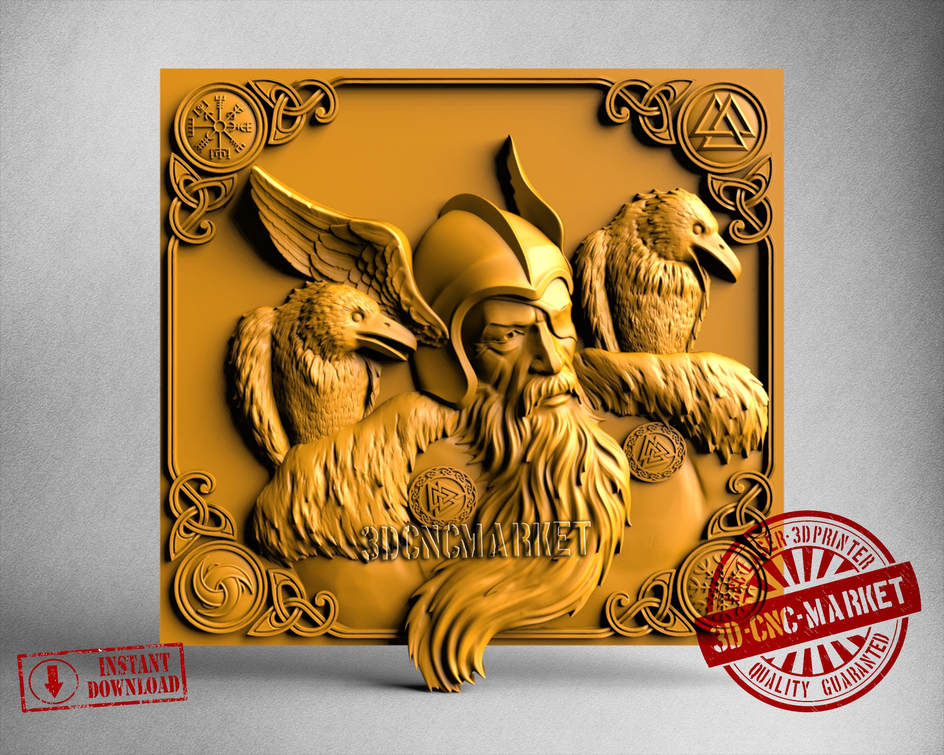 Odin, 3D STL Model