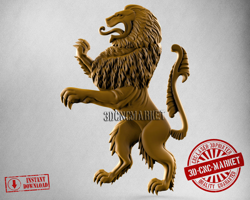 Lion, 3D STL Model