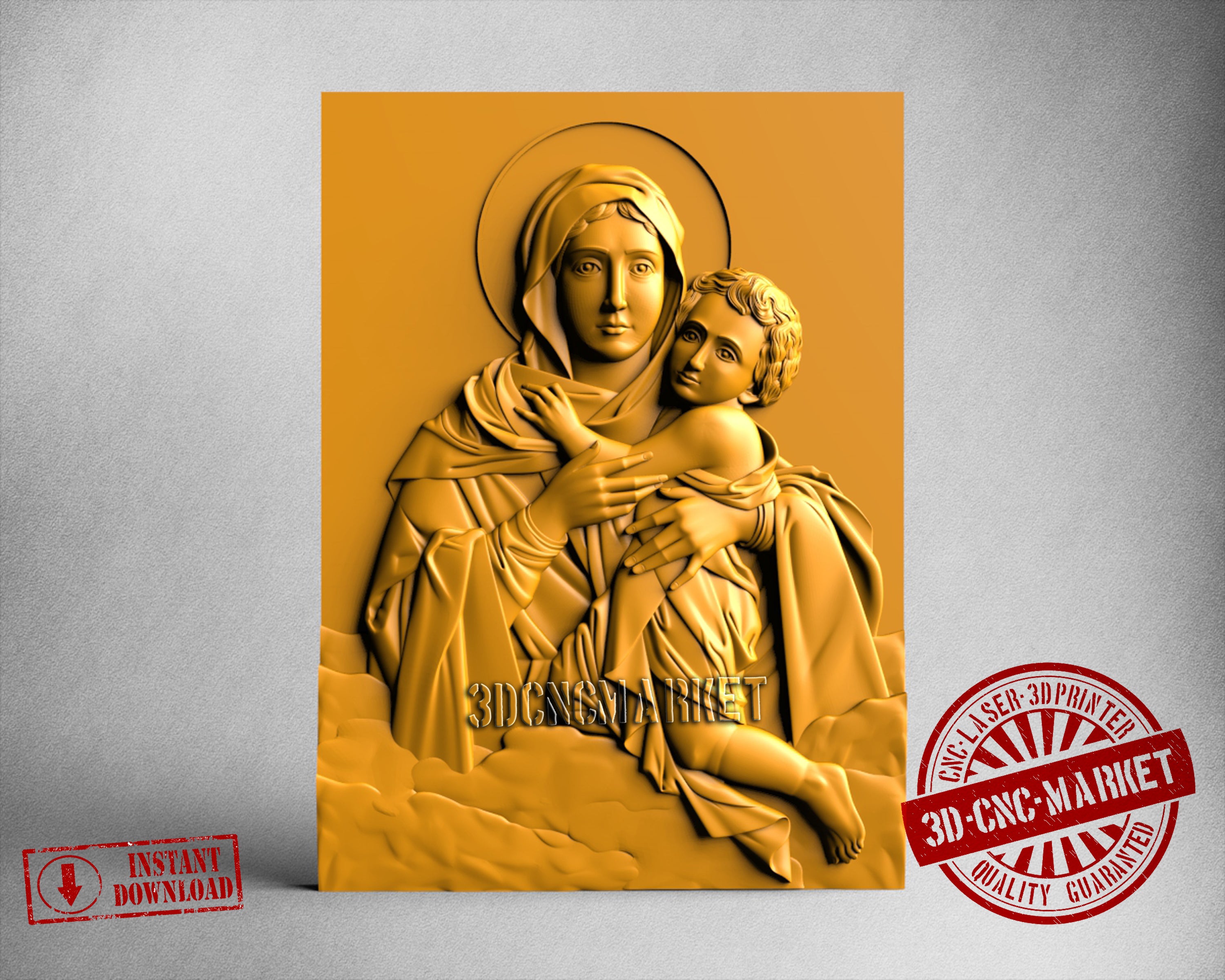 Santa Maria, 3D STL Model