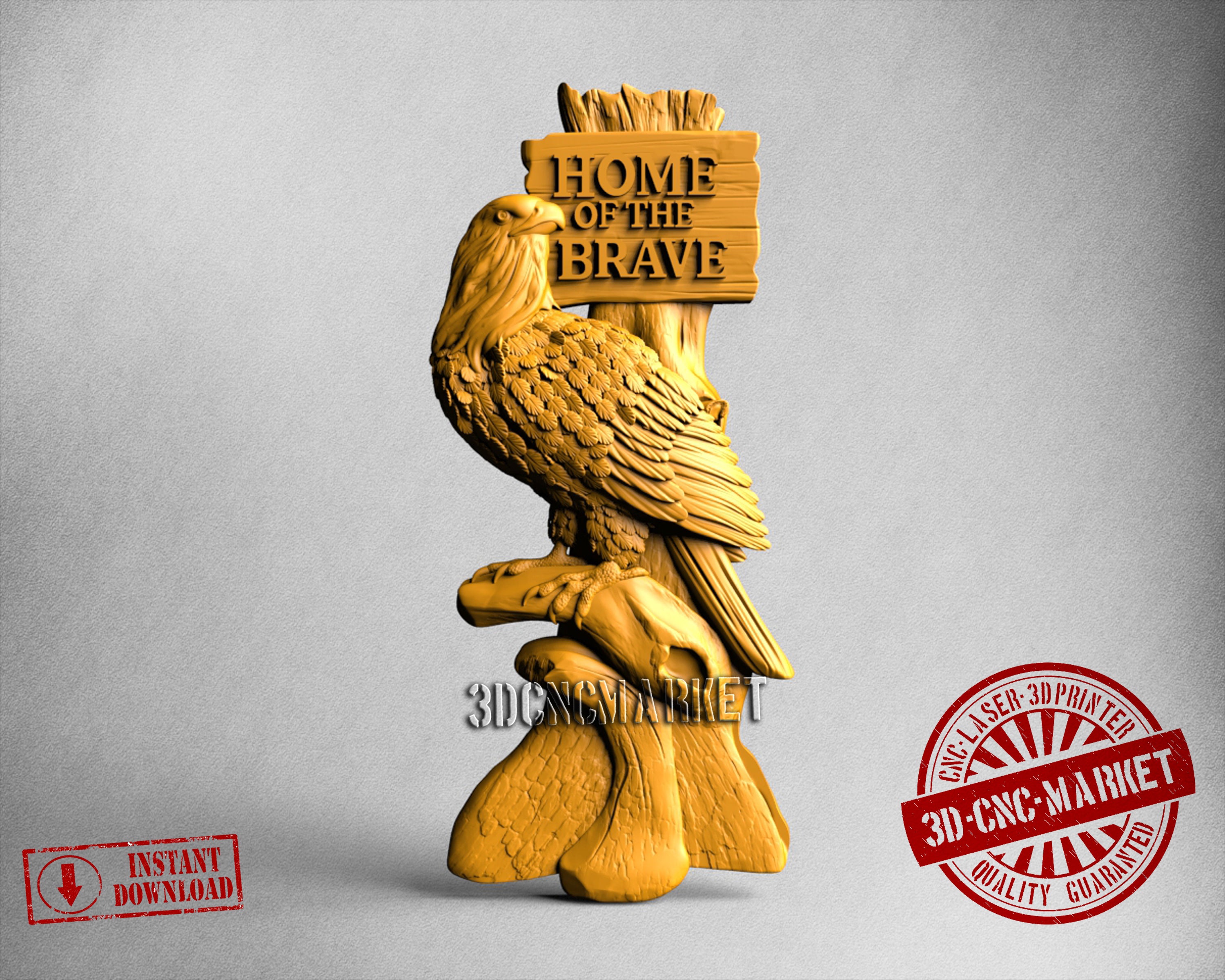 Home of Brave, 3D STL Model