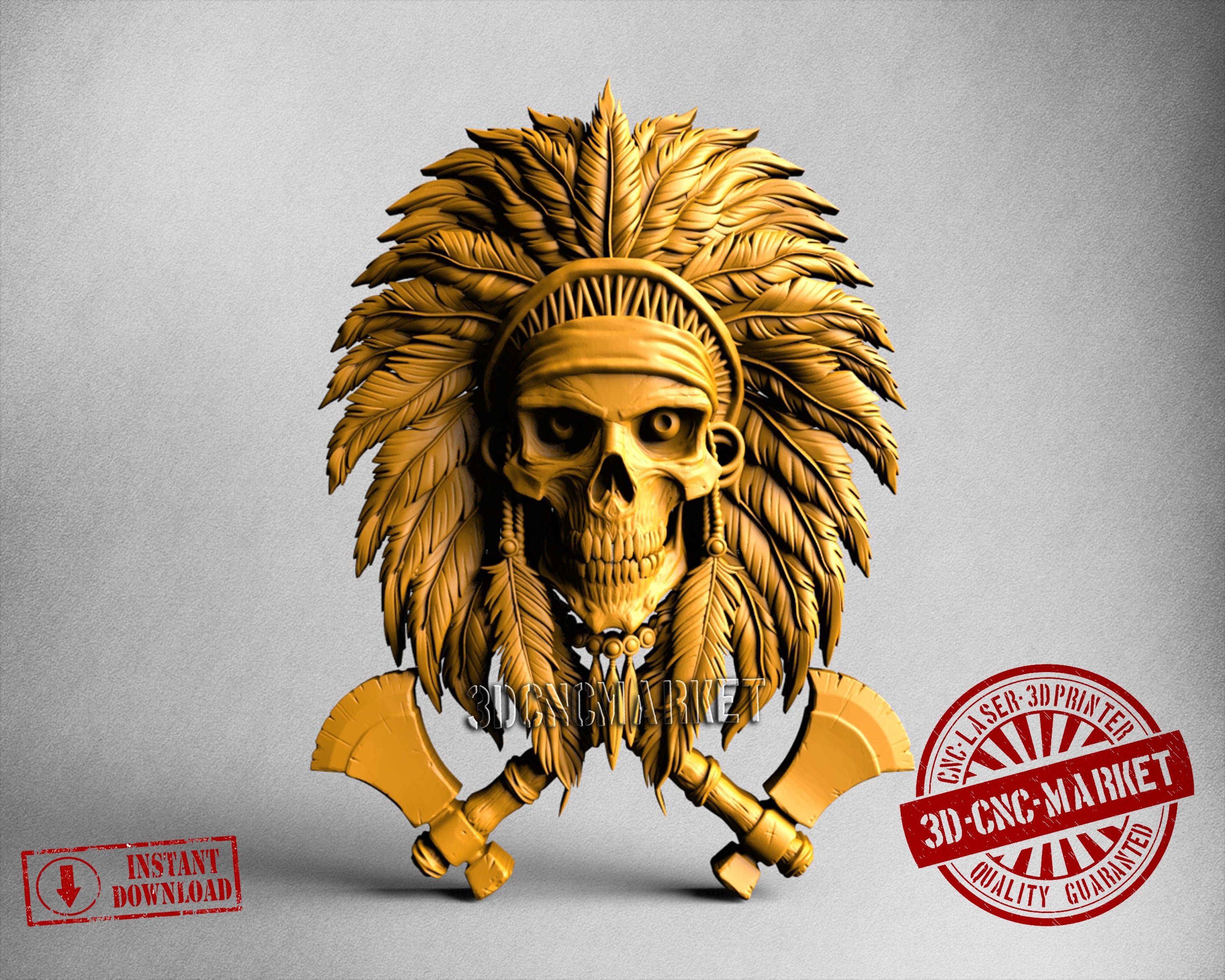 Skull, 3D STL Model