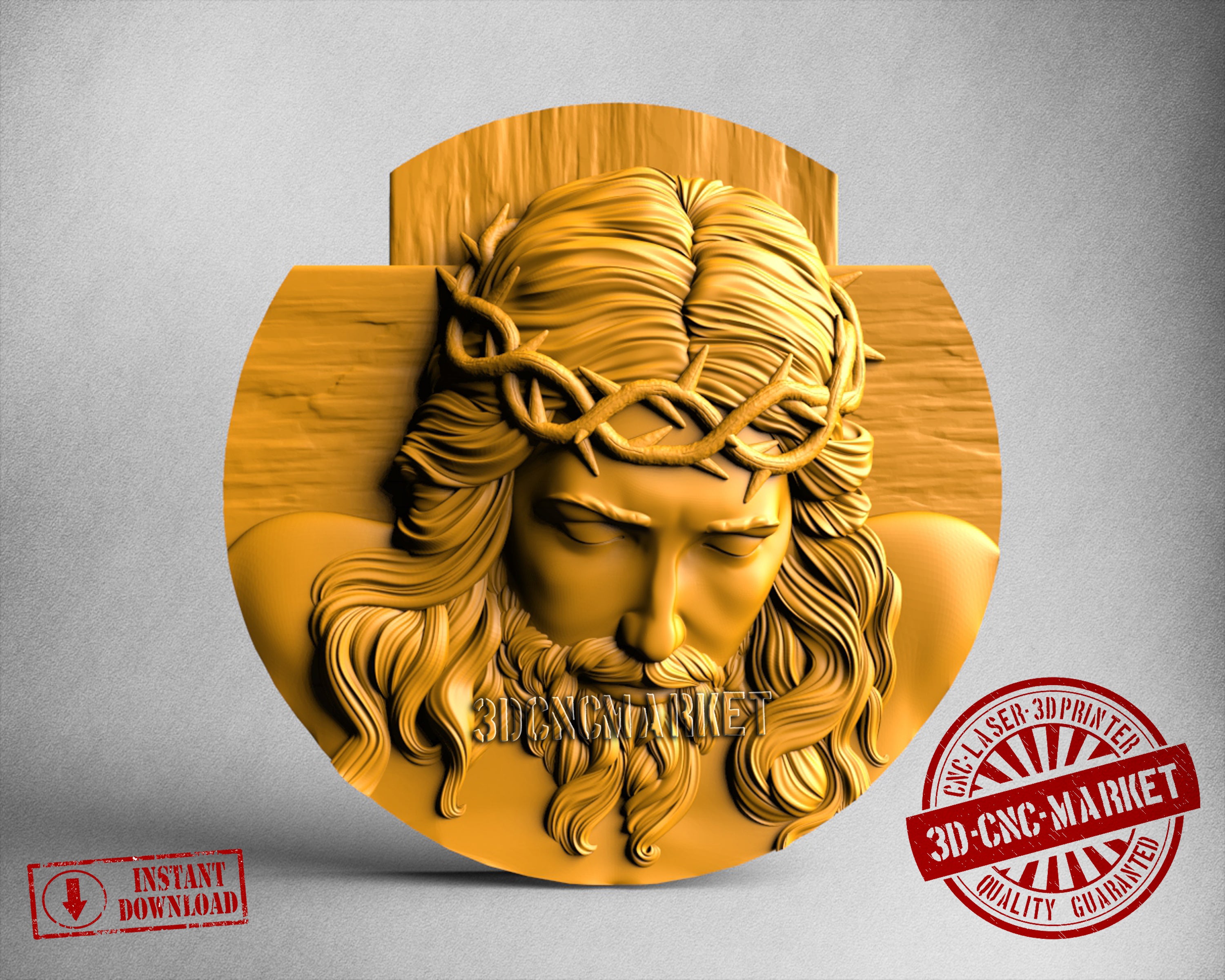 Jesus, 3D STL Model