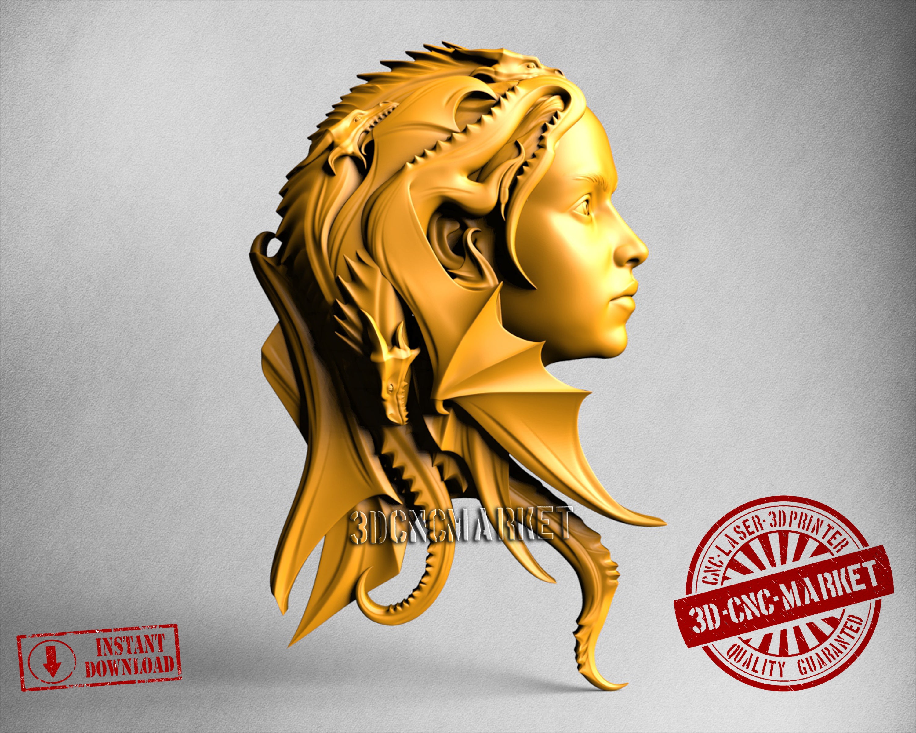 Mother of Dragons, 3D STL Model